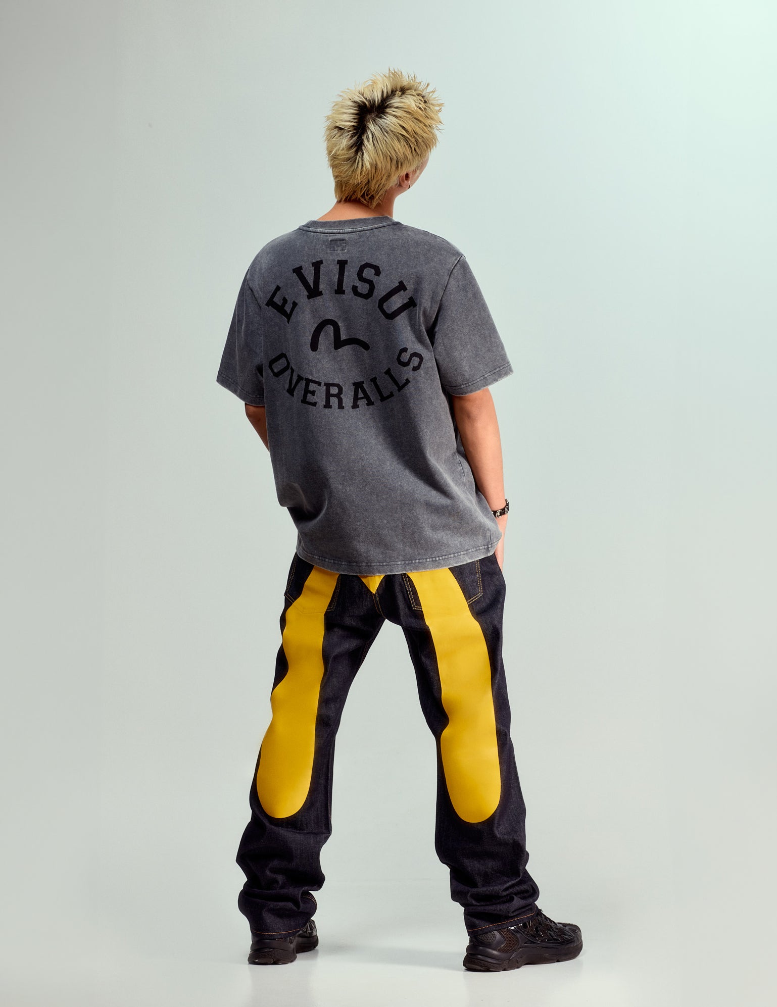 Daicock Print Baggy-Fit Jeans #2000