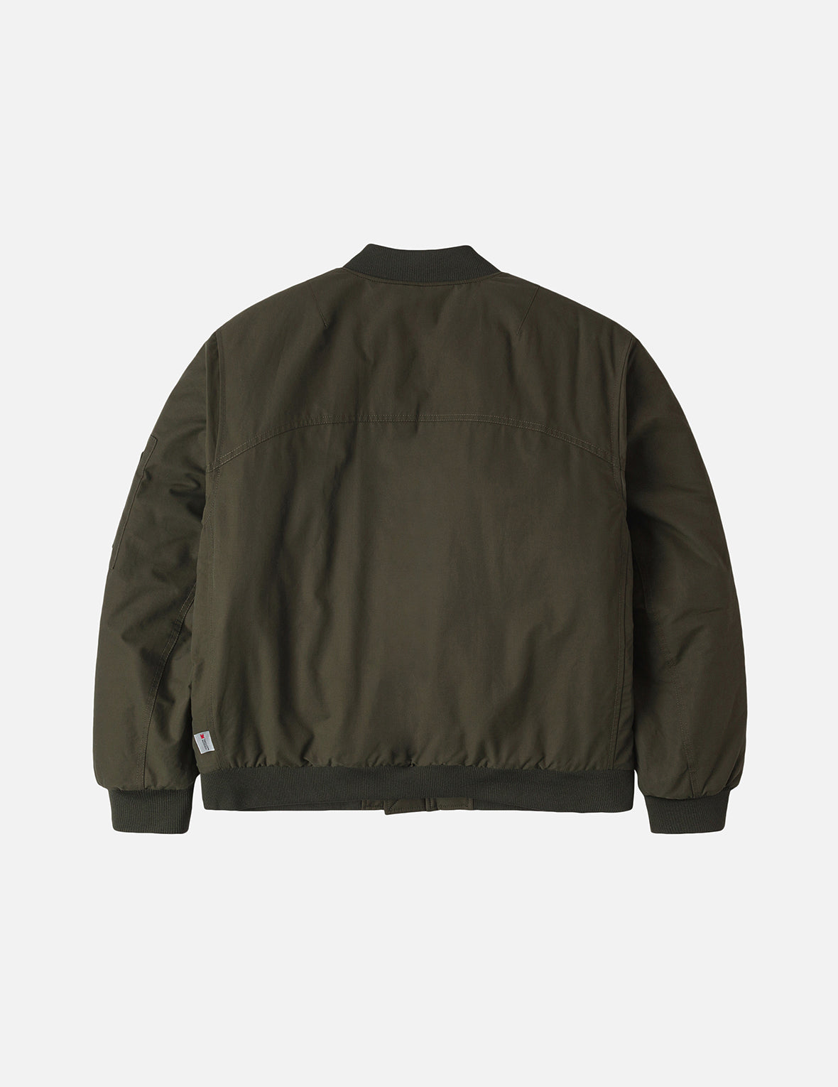 E and Seagull Appliqué Print Regular Fit Bomber Jacket