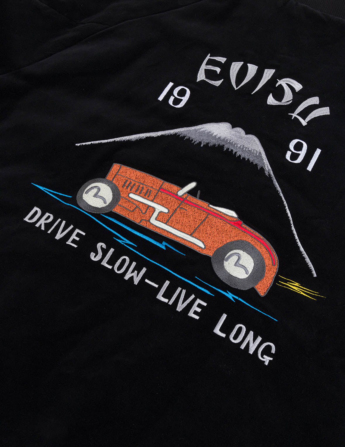 Vintage Velvet Regular Fit Padded Souvenir Jacket