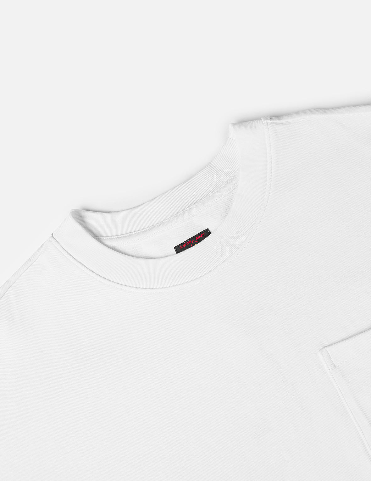 Seagull Embroidery Pocket Relax Fit Long-sleeve T-shirt