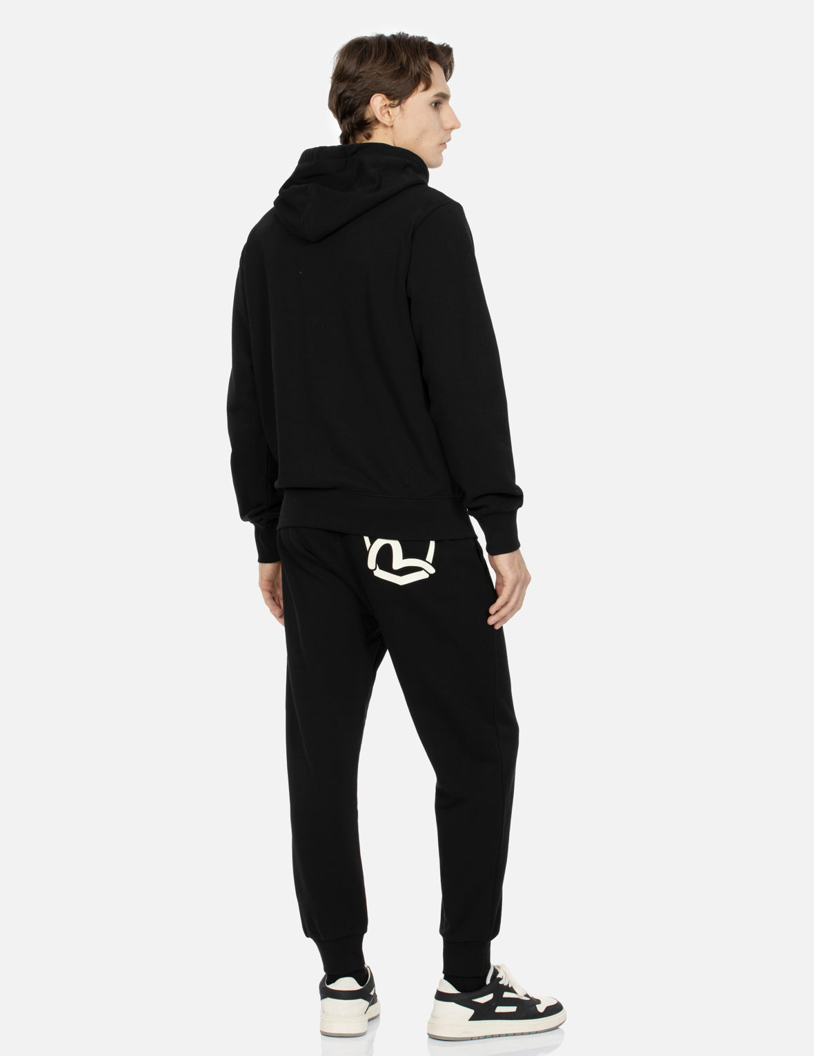 口袋式海鸥印花常规版型卫衣