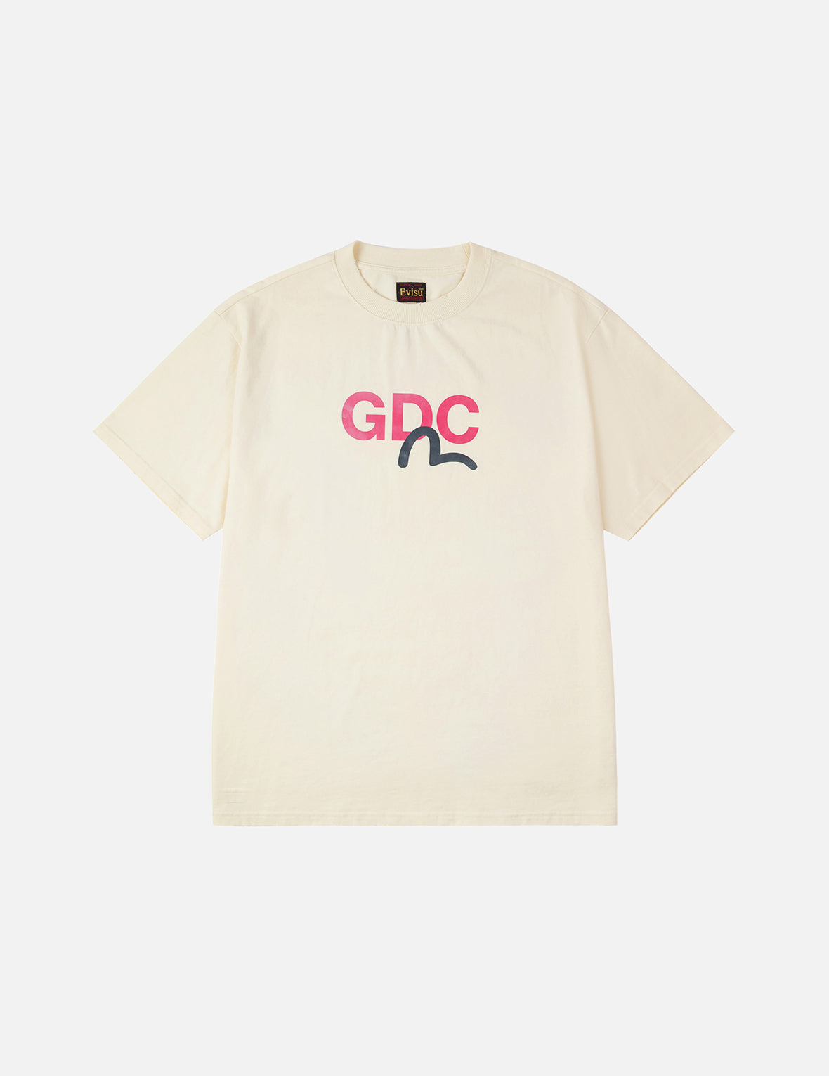 EVISU X GDC 脏洗宽版休闲T恤