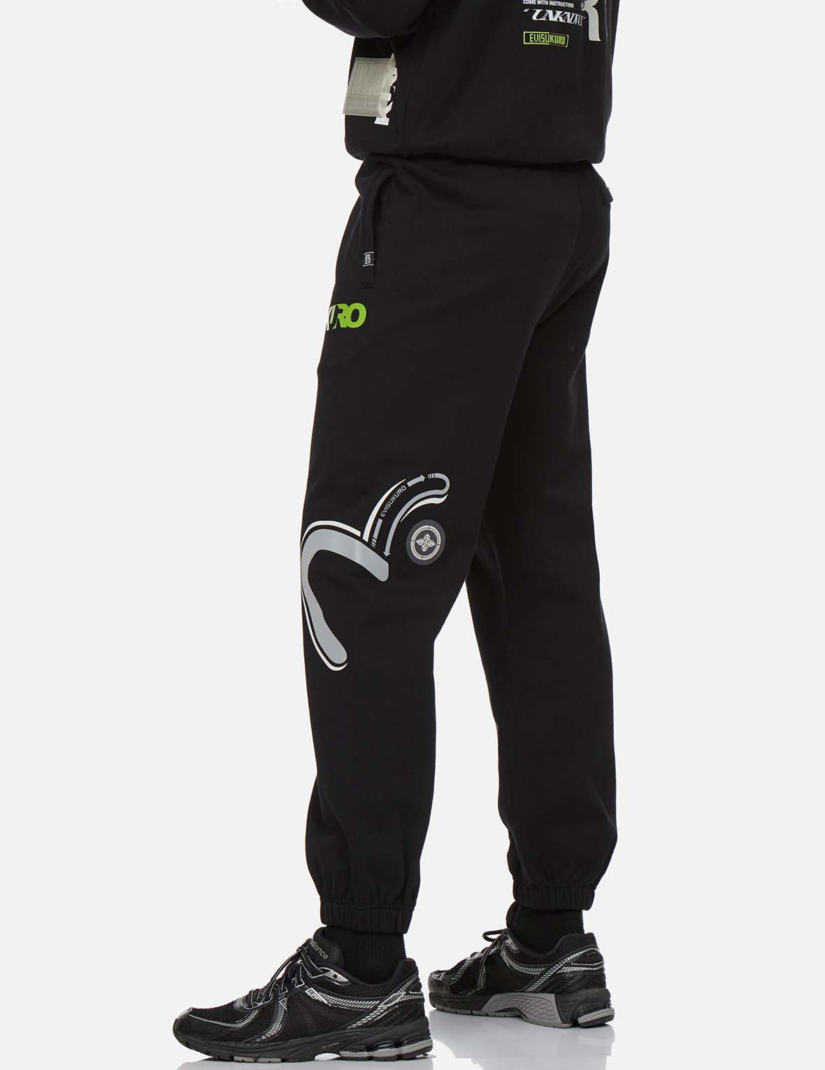 Reflective Seagull Print Sweatpants