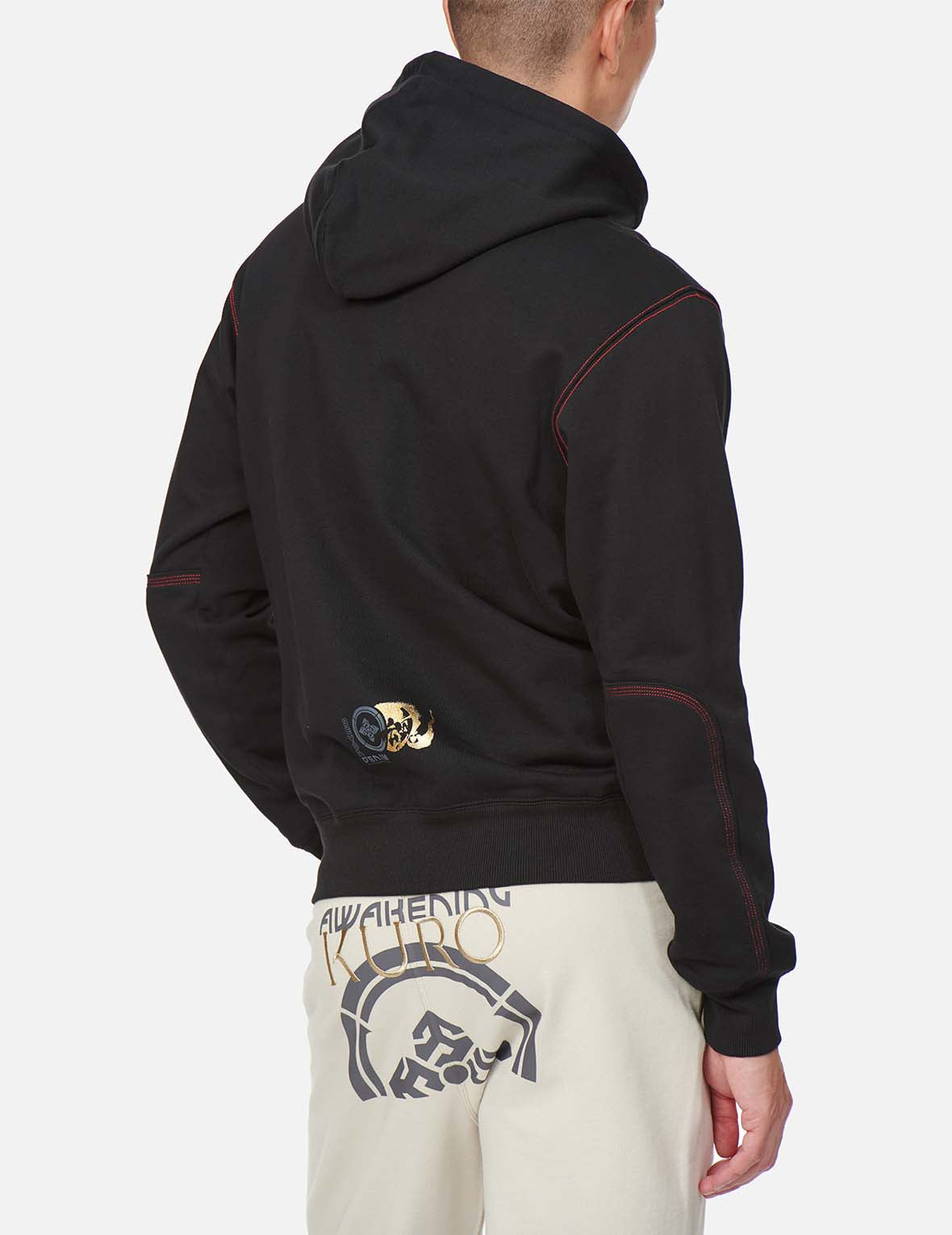Seagull and Logo Hooded Sweatshirt
