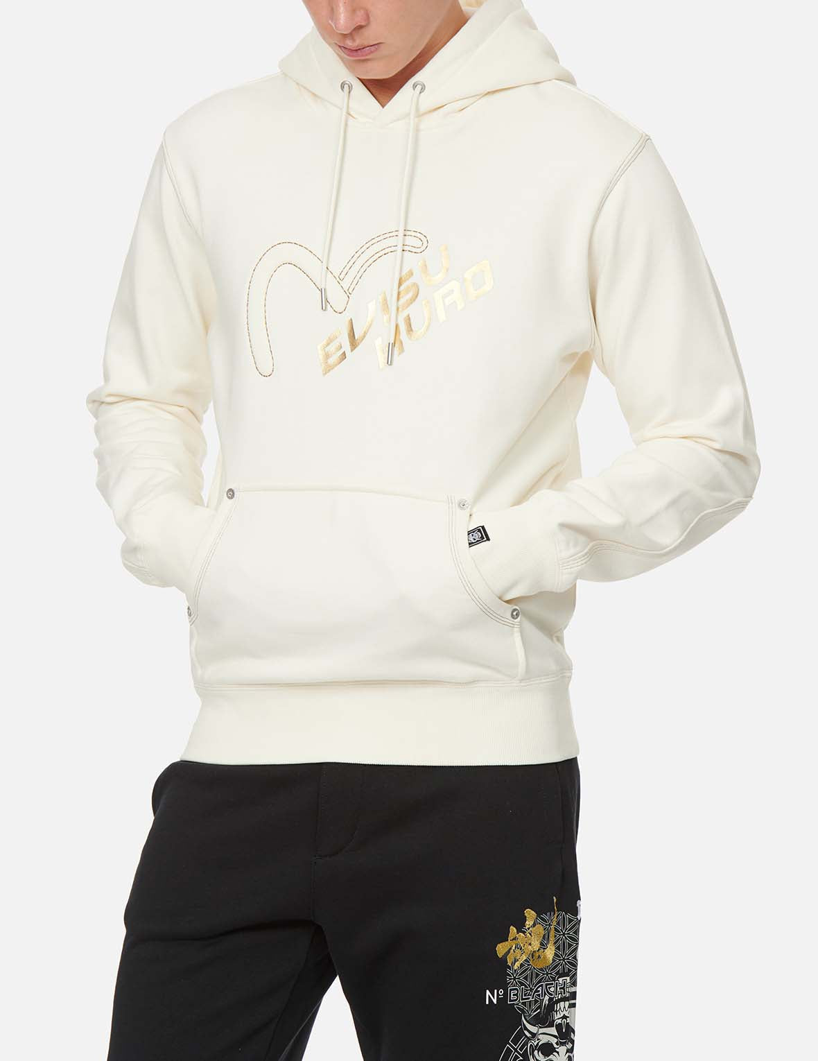 Seagull and Logo Hooded Sweatshirt