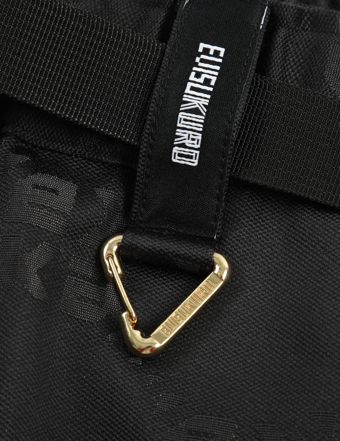 满地标志提花直筒束口裤