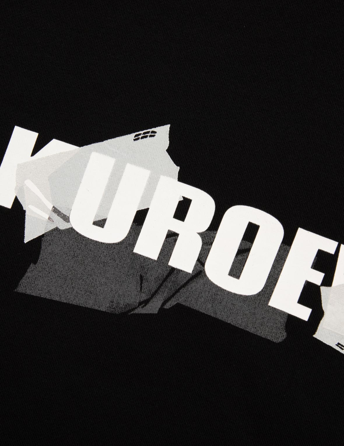 Tape Logo Print Regular Fit Hoodie