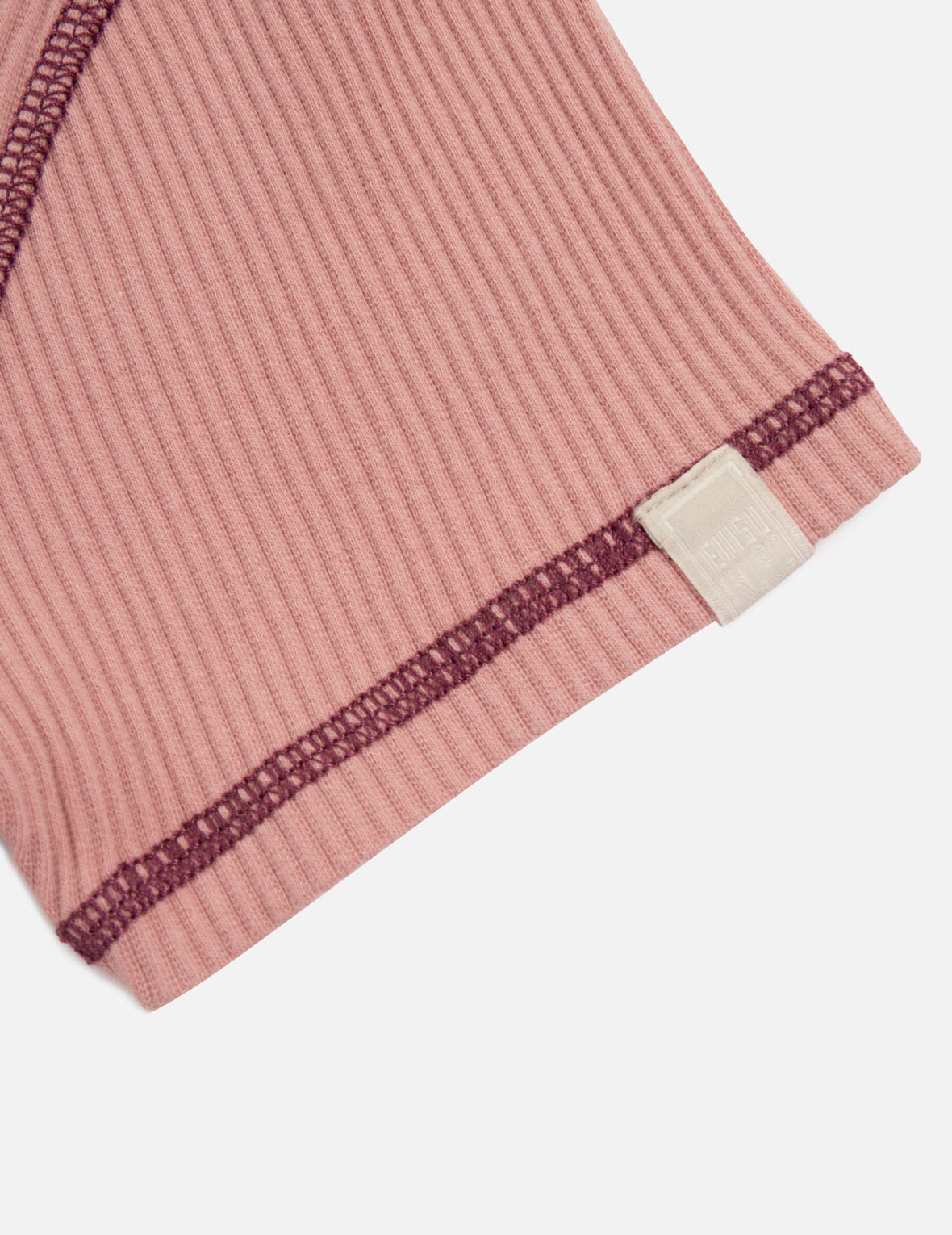 Seagull Embroidery Stud Slim Knit Top