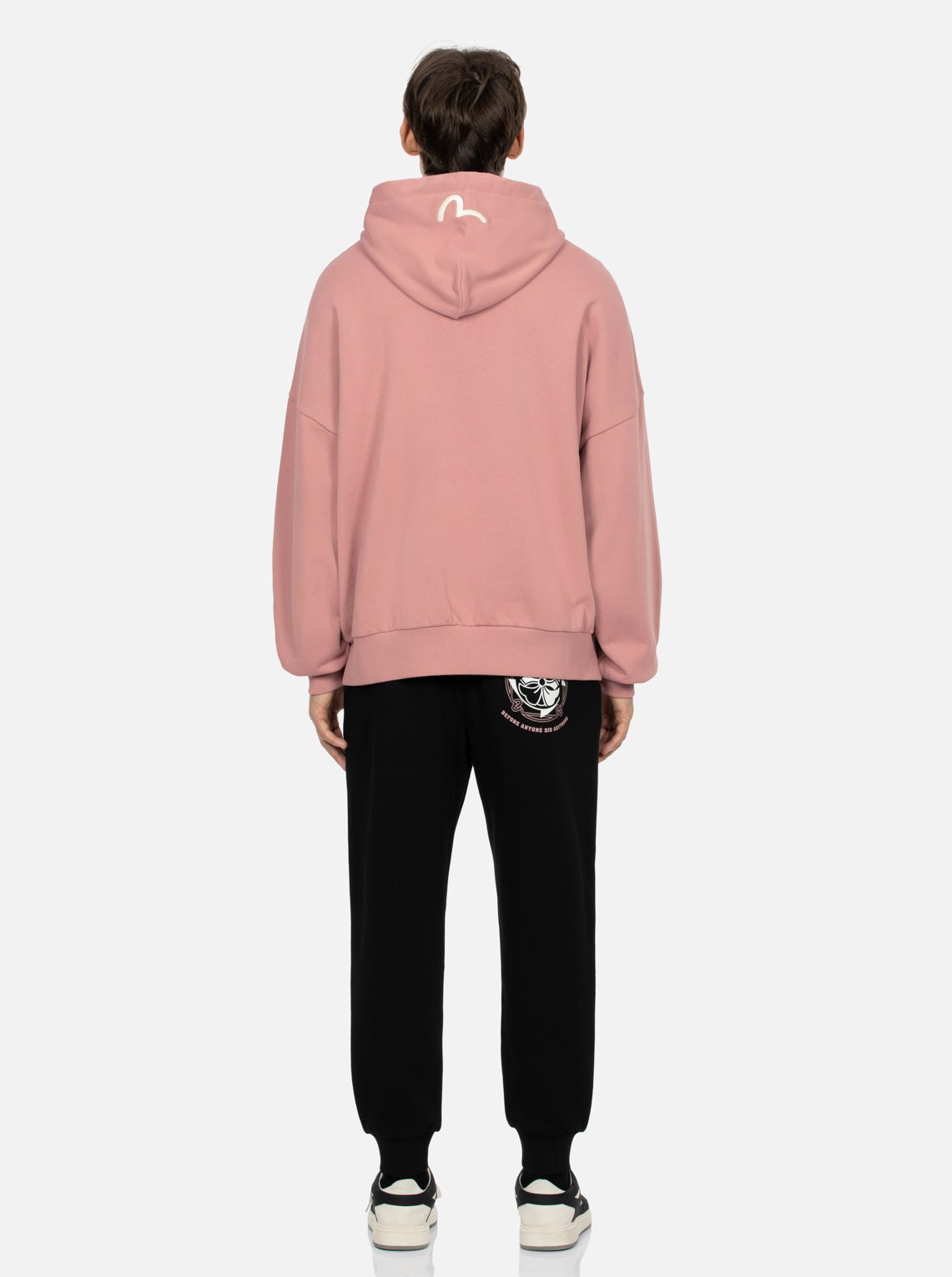 家花印花直筒运动裤