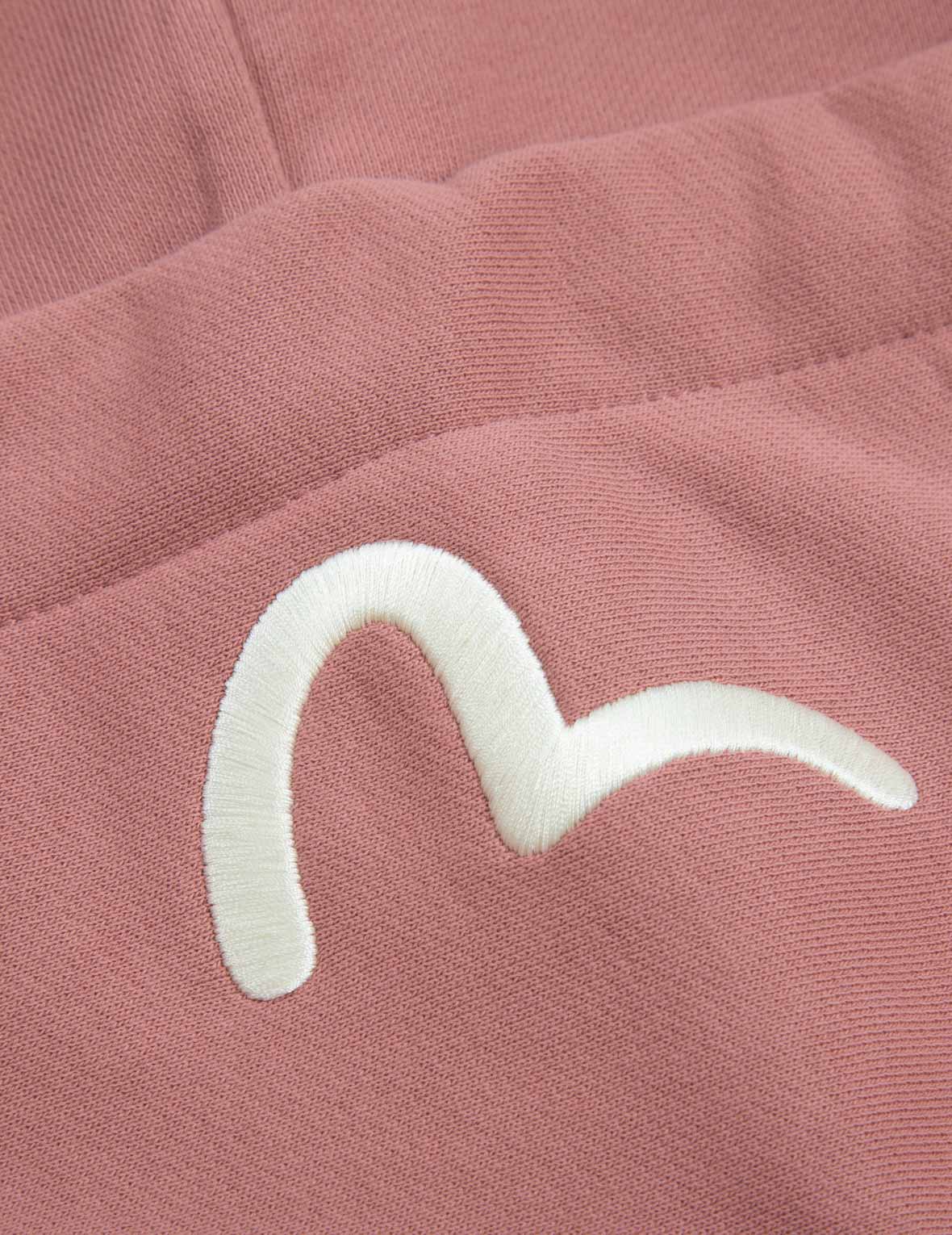 家花印花宽版连帽卫衣