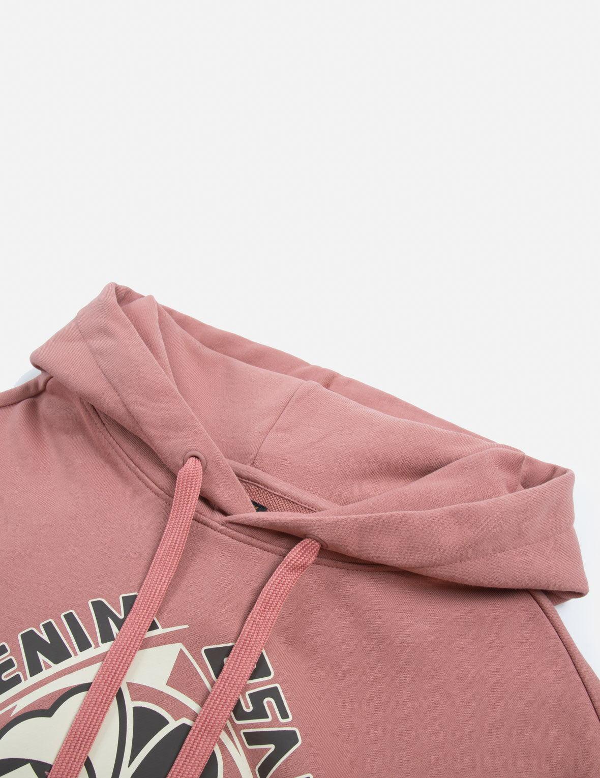 家花印花宽版连帽卫衣