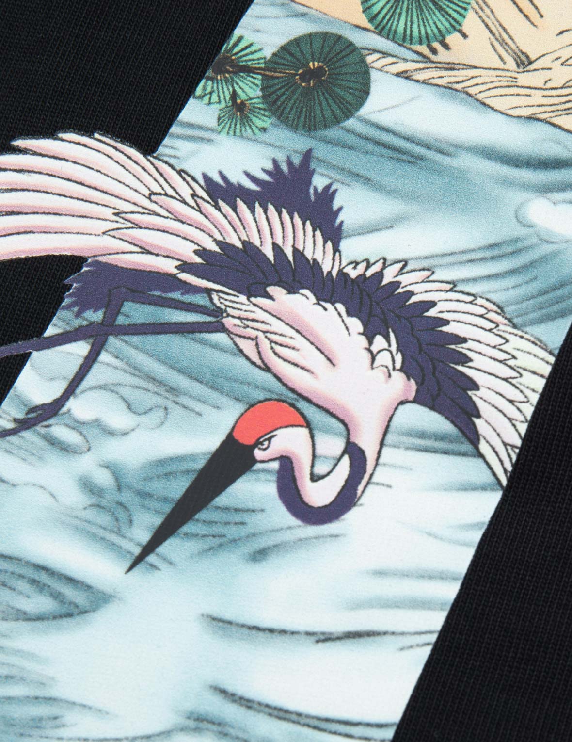 Pine-pattern Daicock Print Regular Fit T-shirt