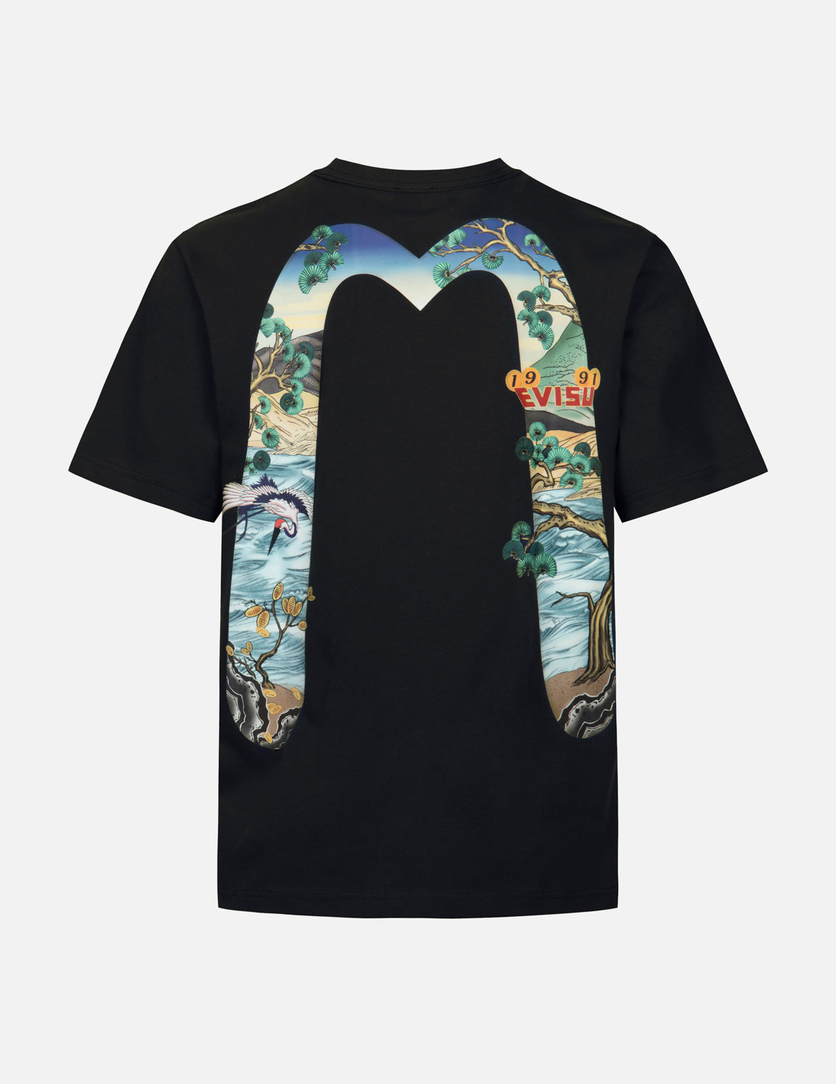 Pine-pattern Daicock Print Regular Fit T-shirt