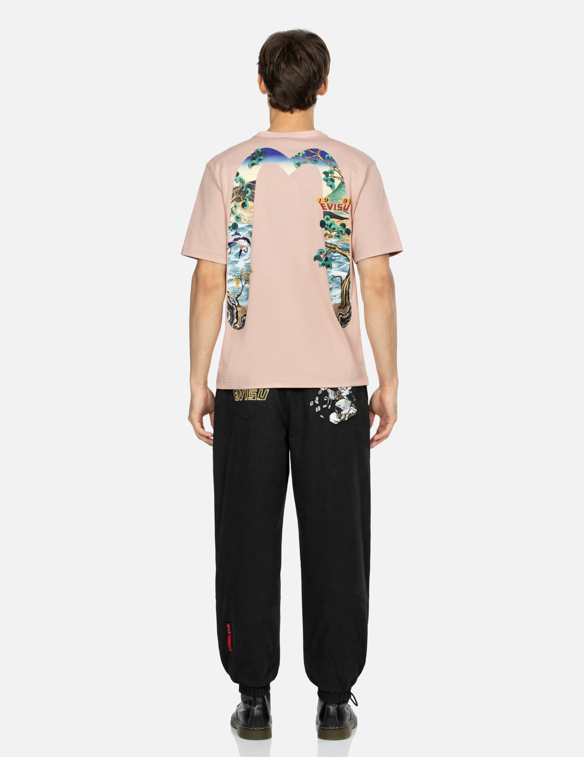 Pine-pattern Daicock Print Regular Fit T-shirt