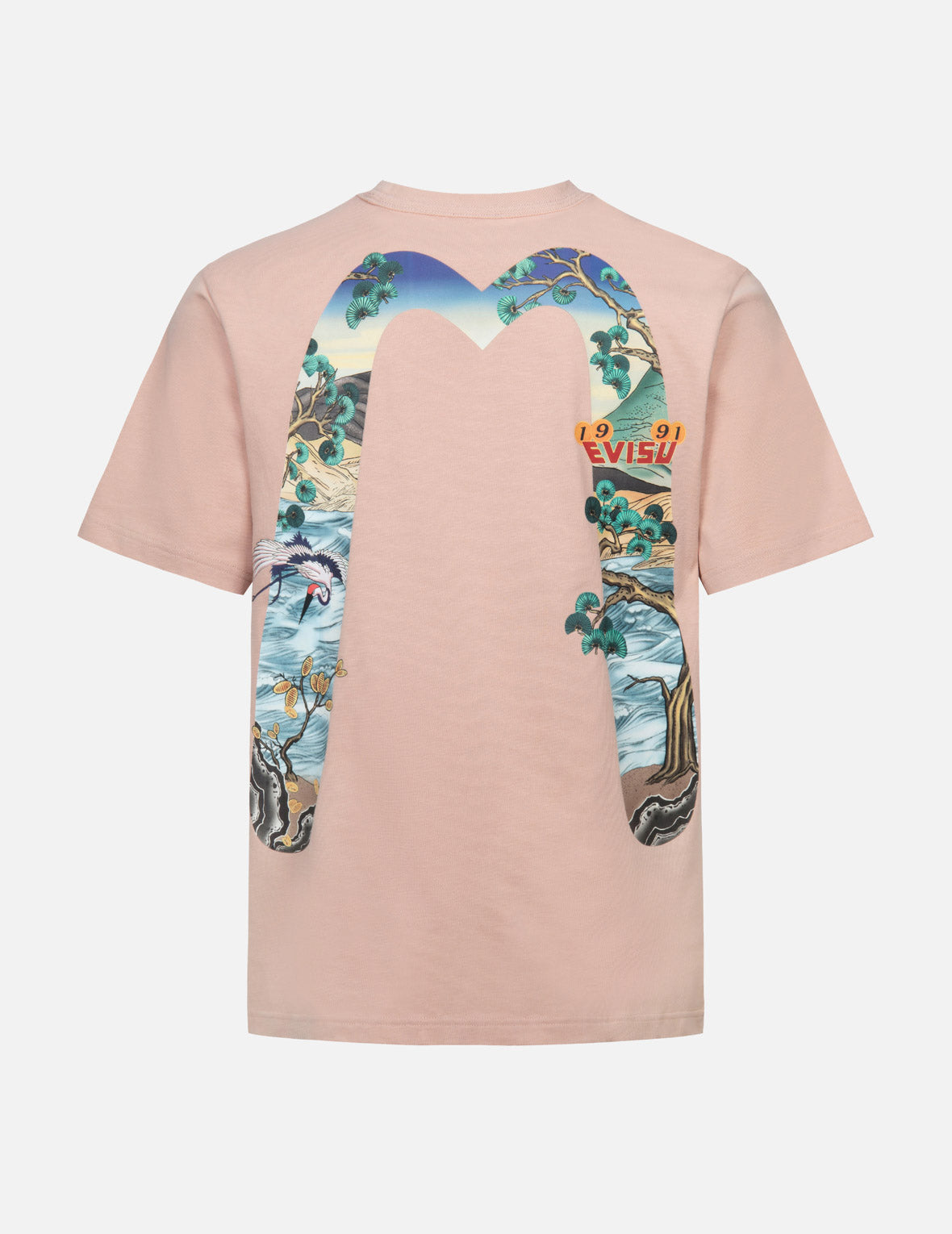 Pine-pattern Daicock Print Regular Fit T-shirt