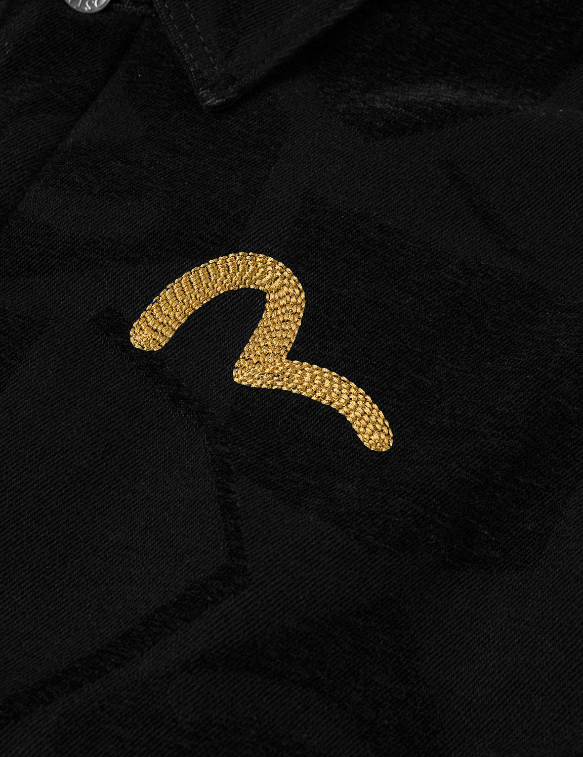 Allover Seagull Jacquard Regular Fit Chore Jacket