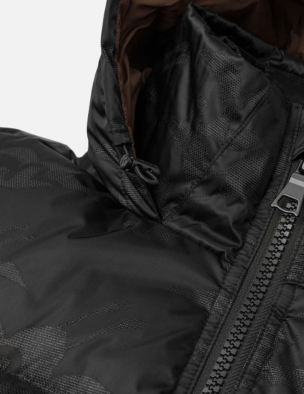 Allover Seagull Crane Jacquard Regular Fit Down Jacket