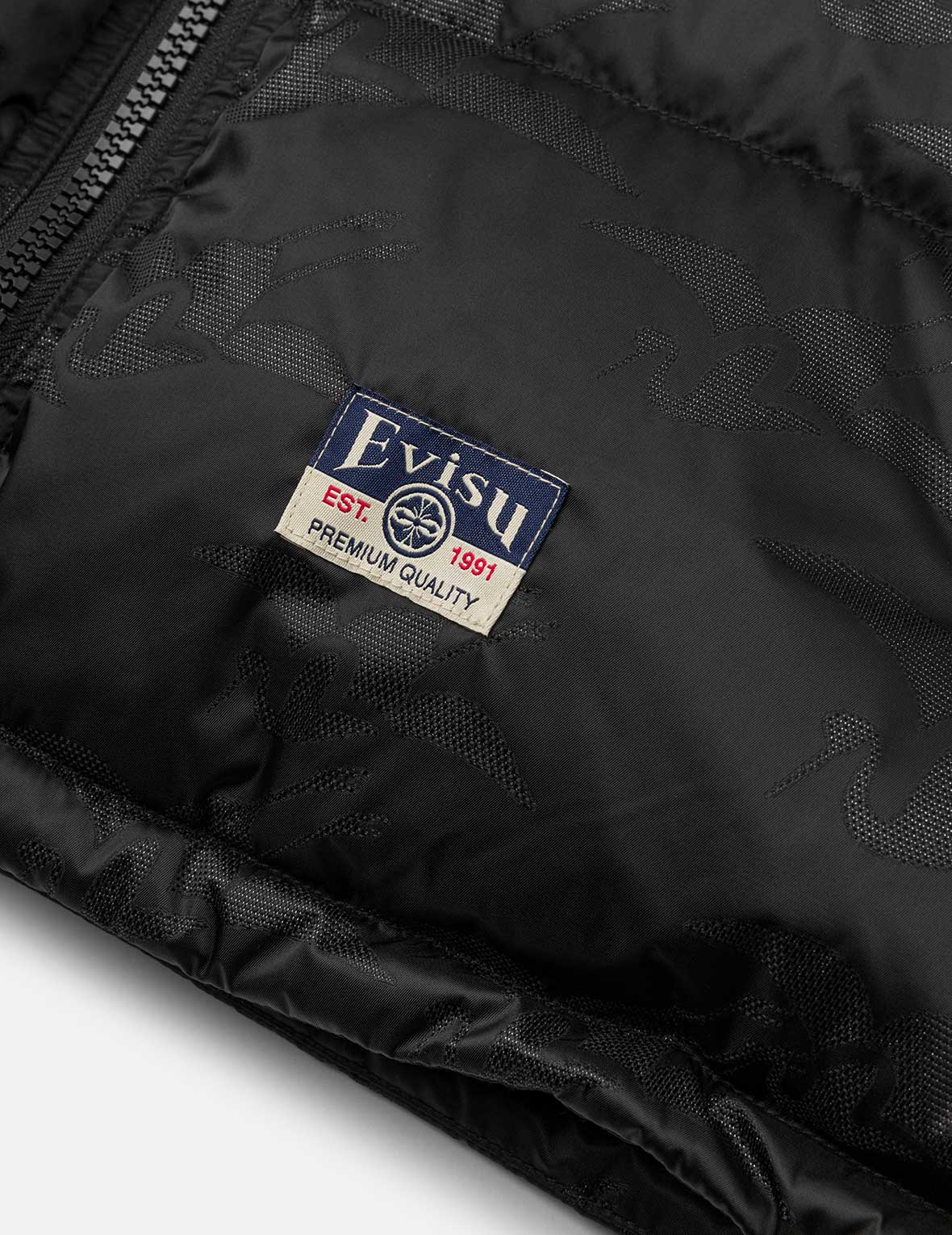 Allover Seagull Crane Jacquard Regular Fit Down Jacket