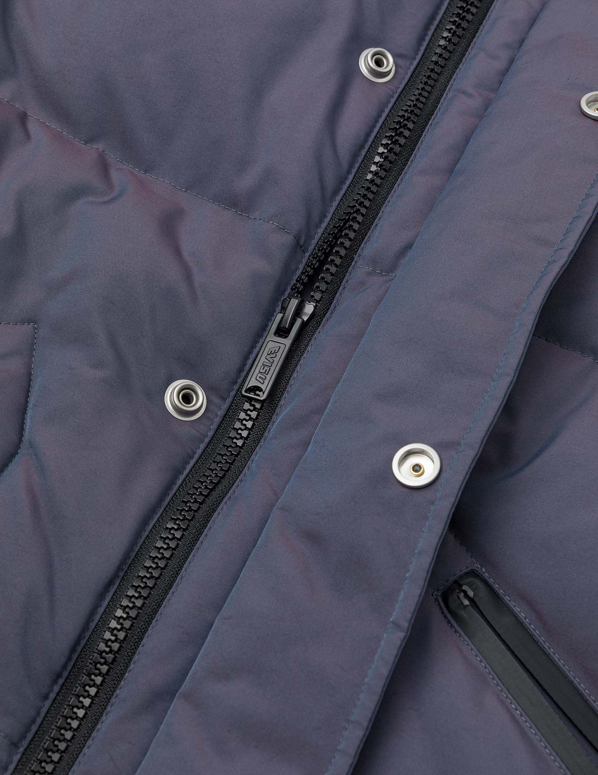 Inserted Daicock Embroidery Regular Fit Down Jacket