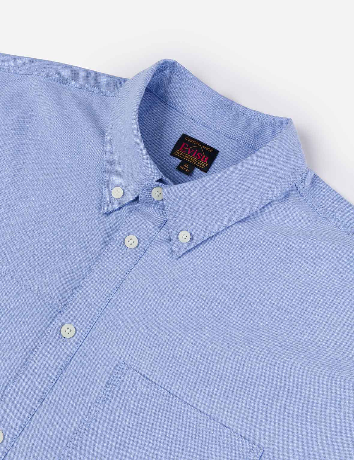 Logo Sashiko and Seagull Print Relax Fit Long-sleeve Shirt