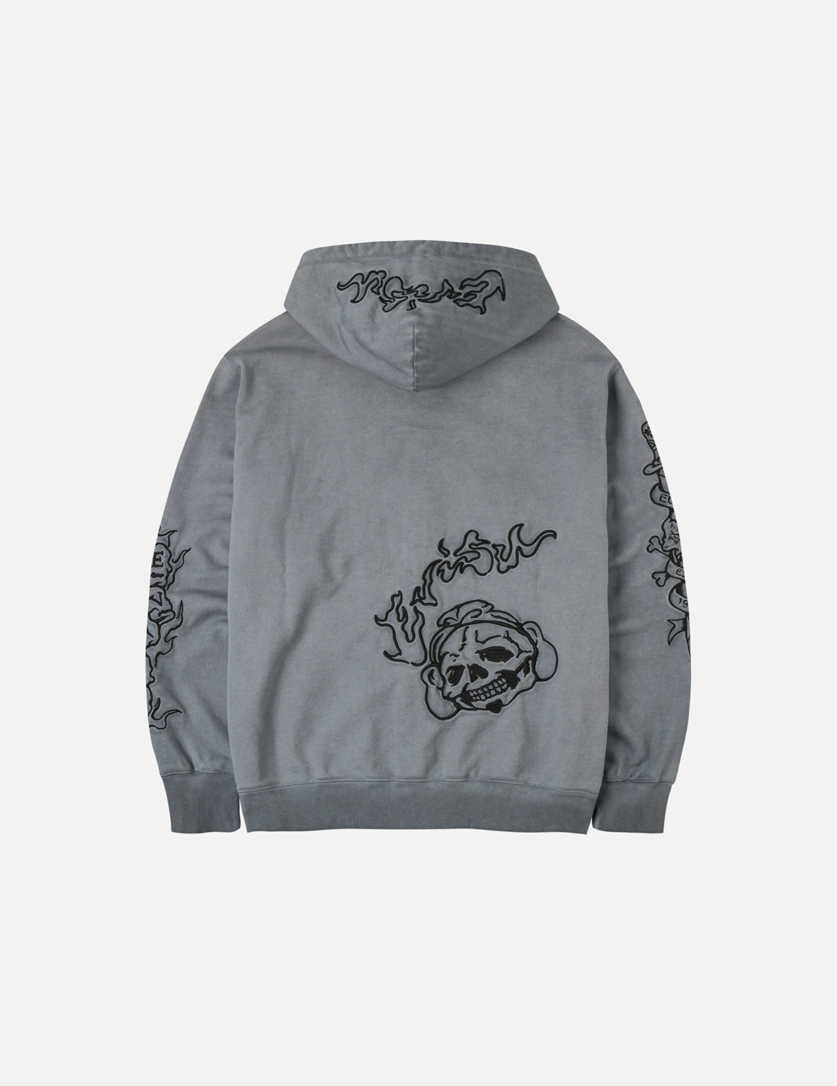 Tattoo Styles Embroidery Oversized Hoodie Jacket