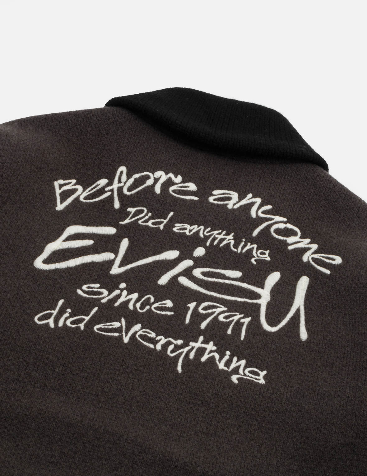 Before Anyone Did Anything Knit Zip Jacket