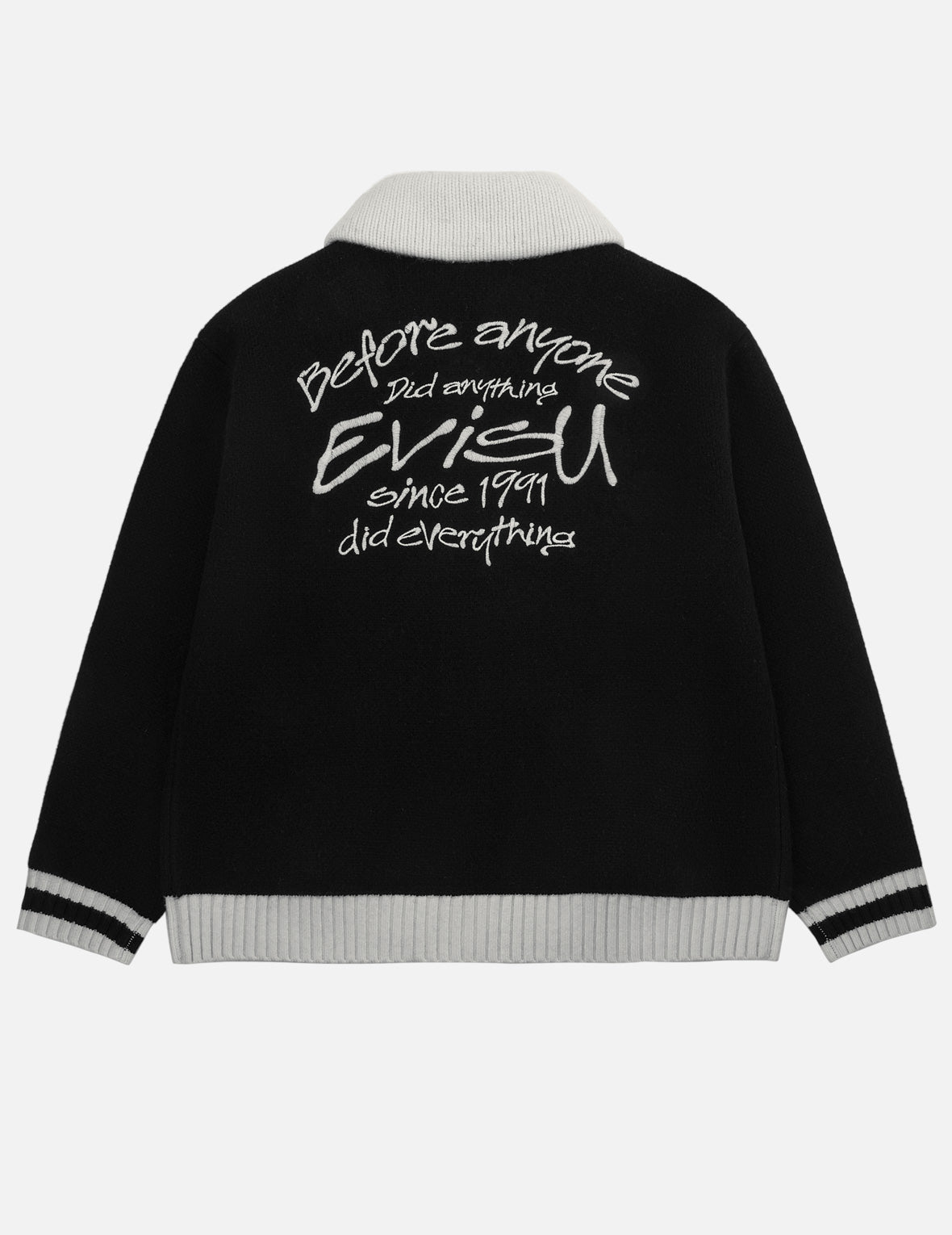 Before Anyone Did Anything Knit Zip Jacket