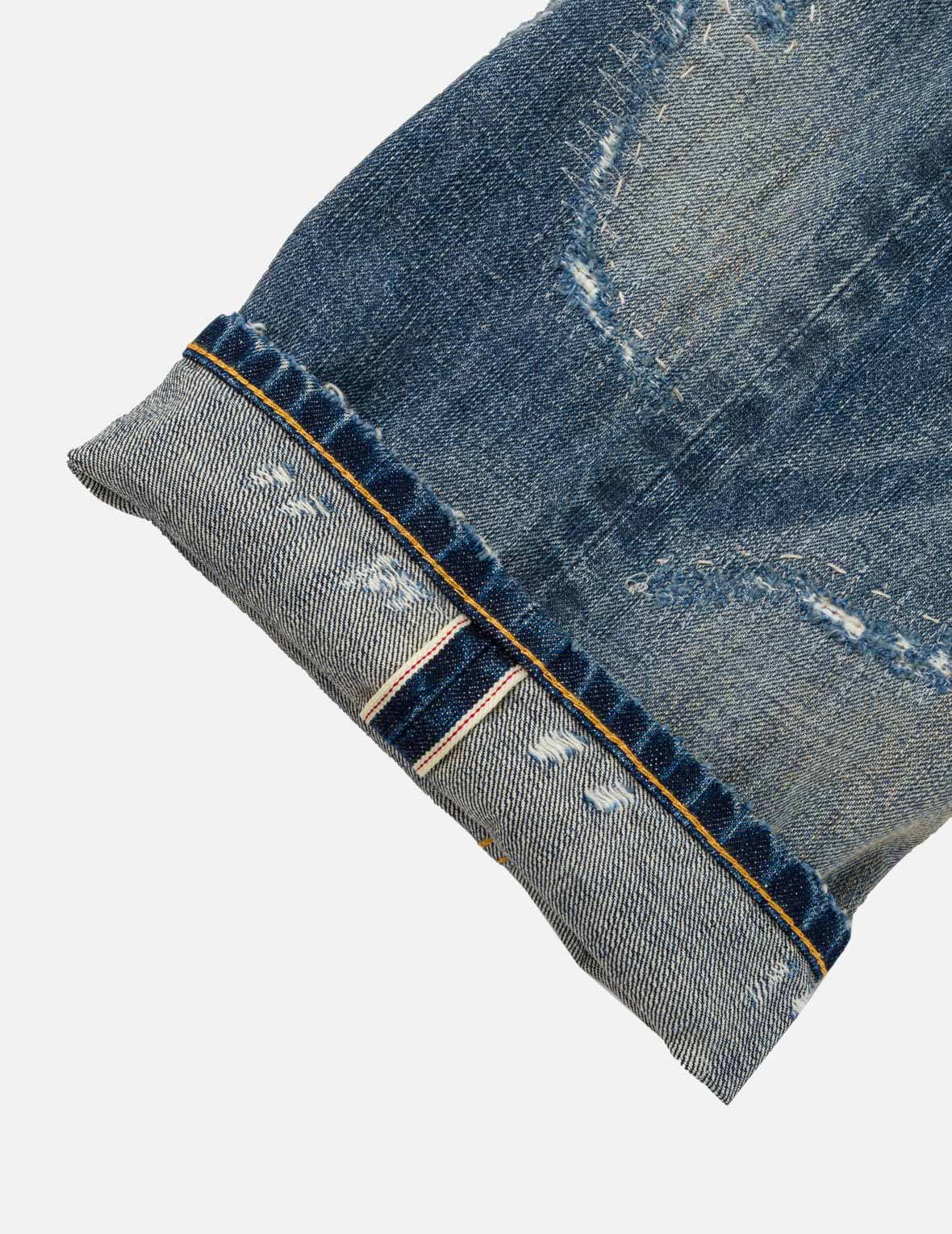 Uneven-Wash Seagull Selvedge Jeans #2038