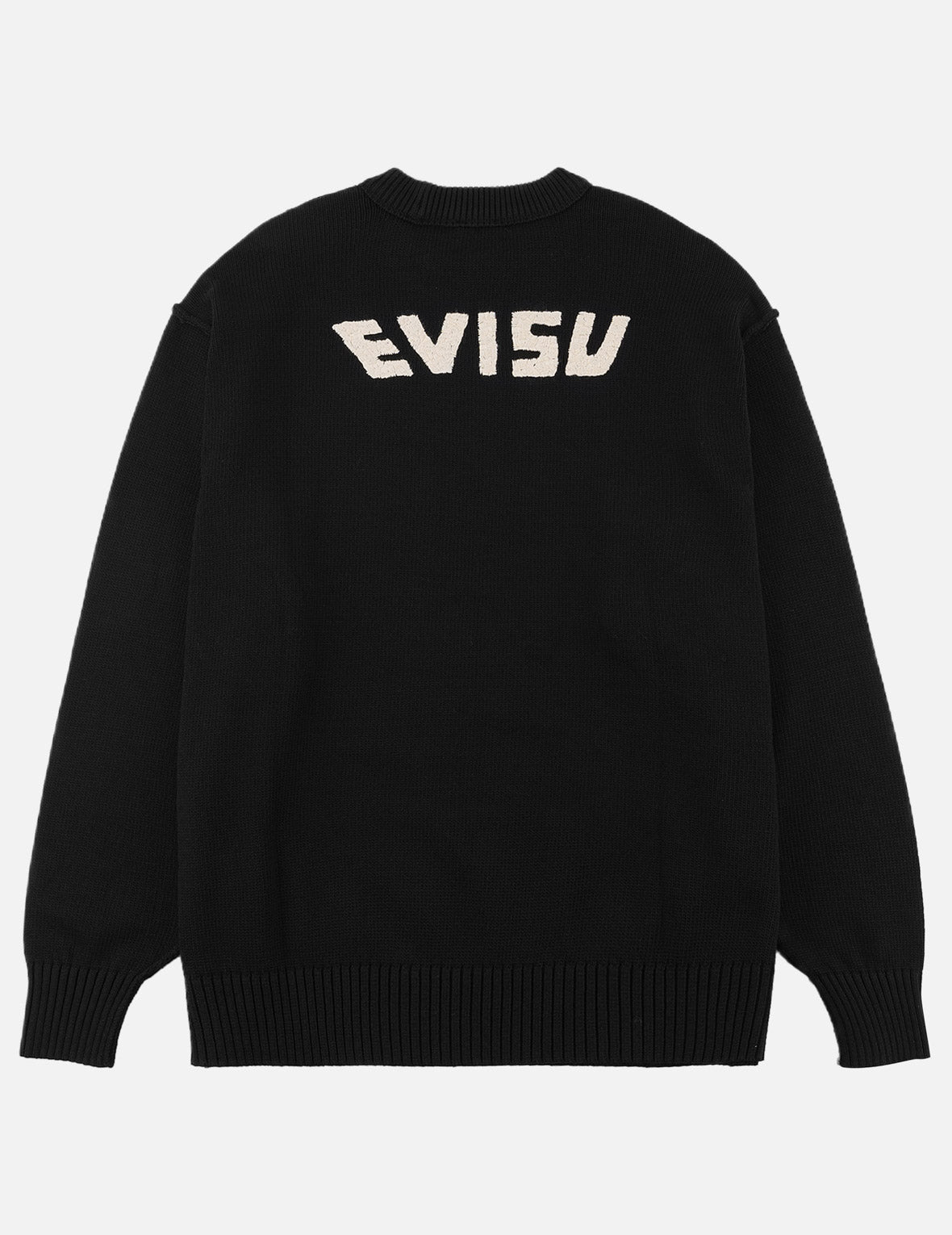 立体海鸥标志针织套头衫