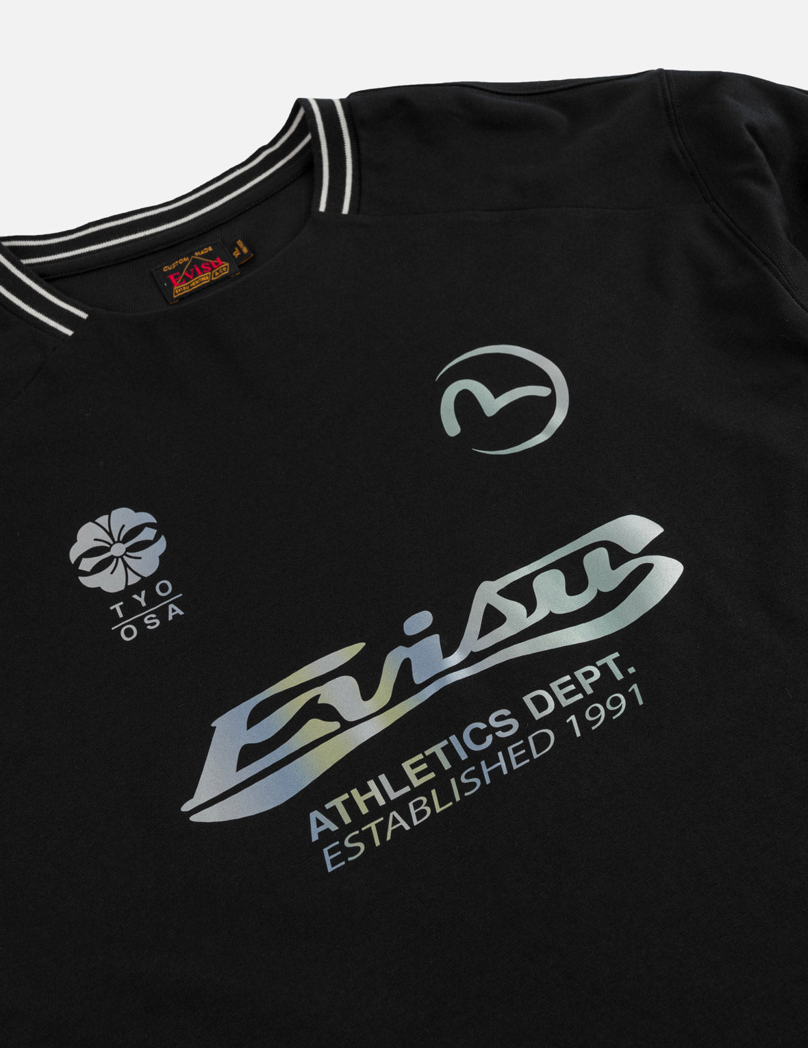 Athletics标志印花长袖T恤