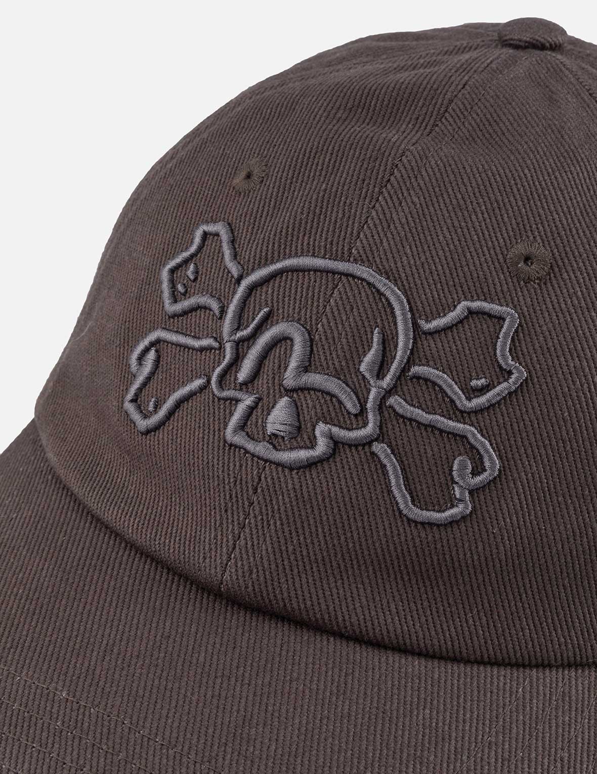 Skull and Seagull Embroidery Cap
