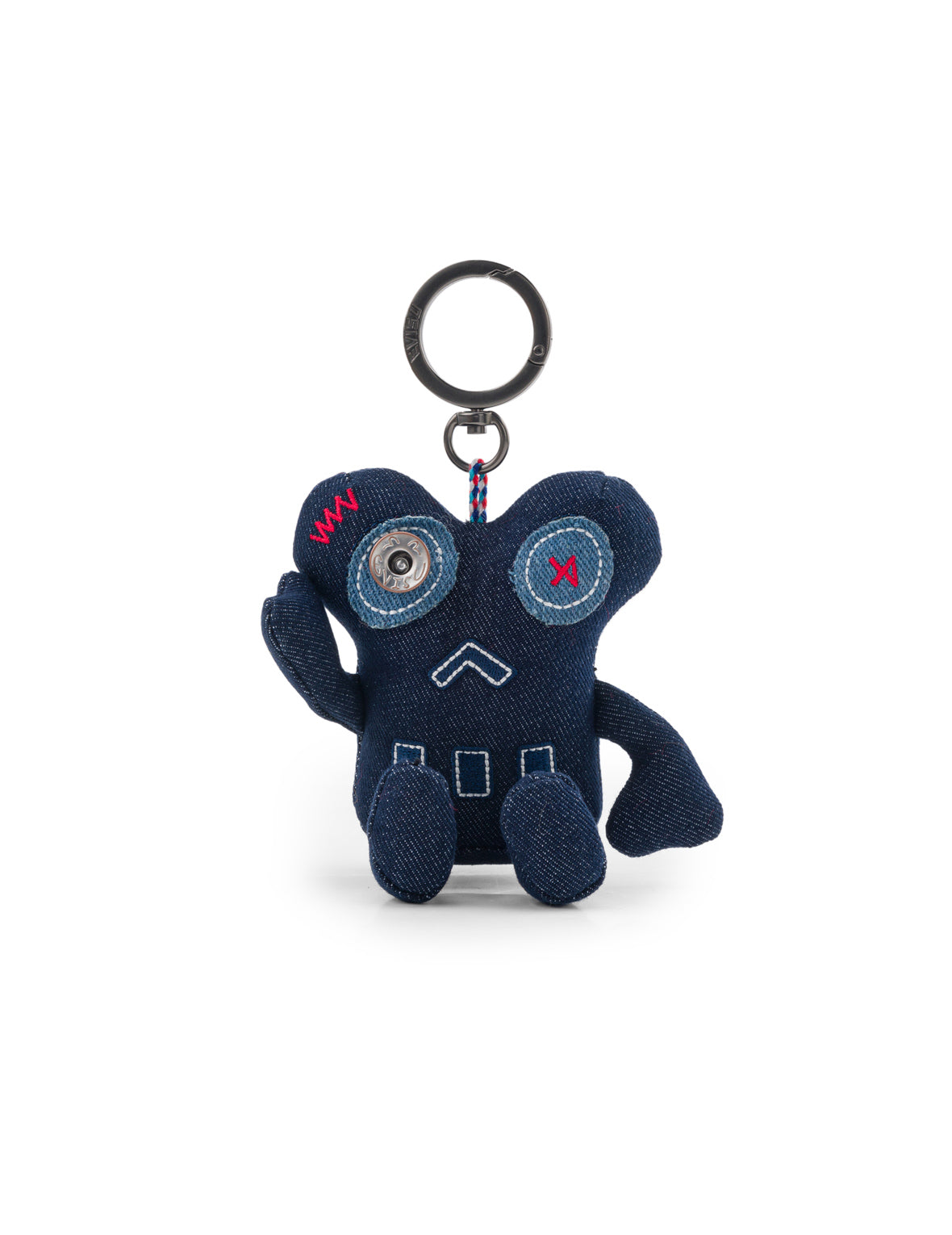 Chin-Chin Denim Plushie Keychain