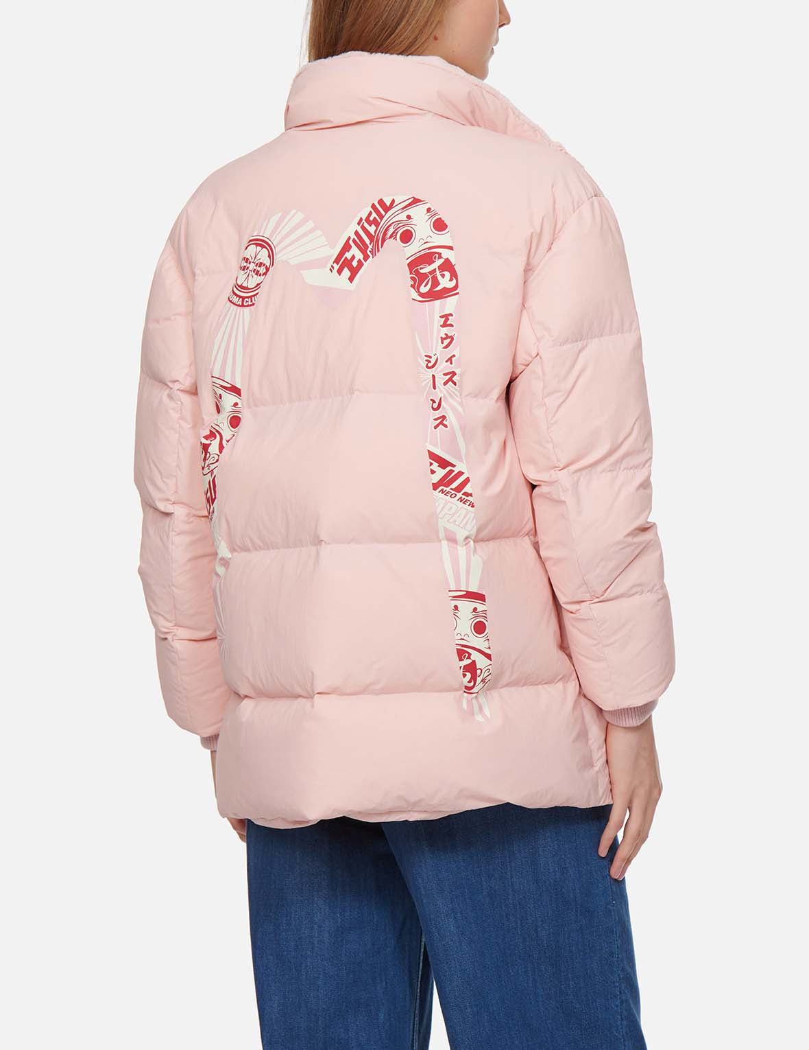 木芥子达磨大M印花羽绒外套