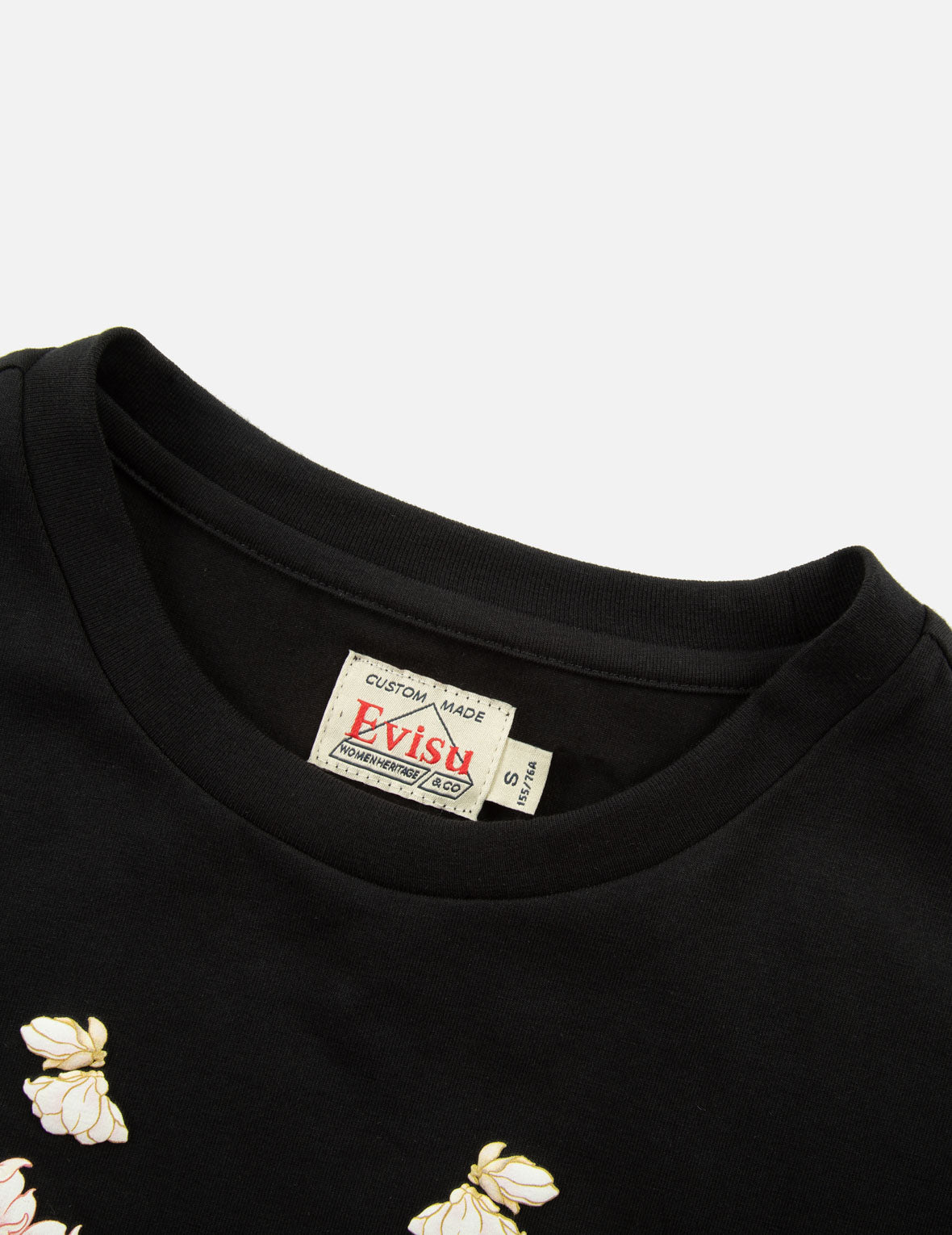 Floral-pattern and Logo Print Slim Fit T-shirt