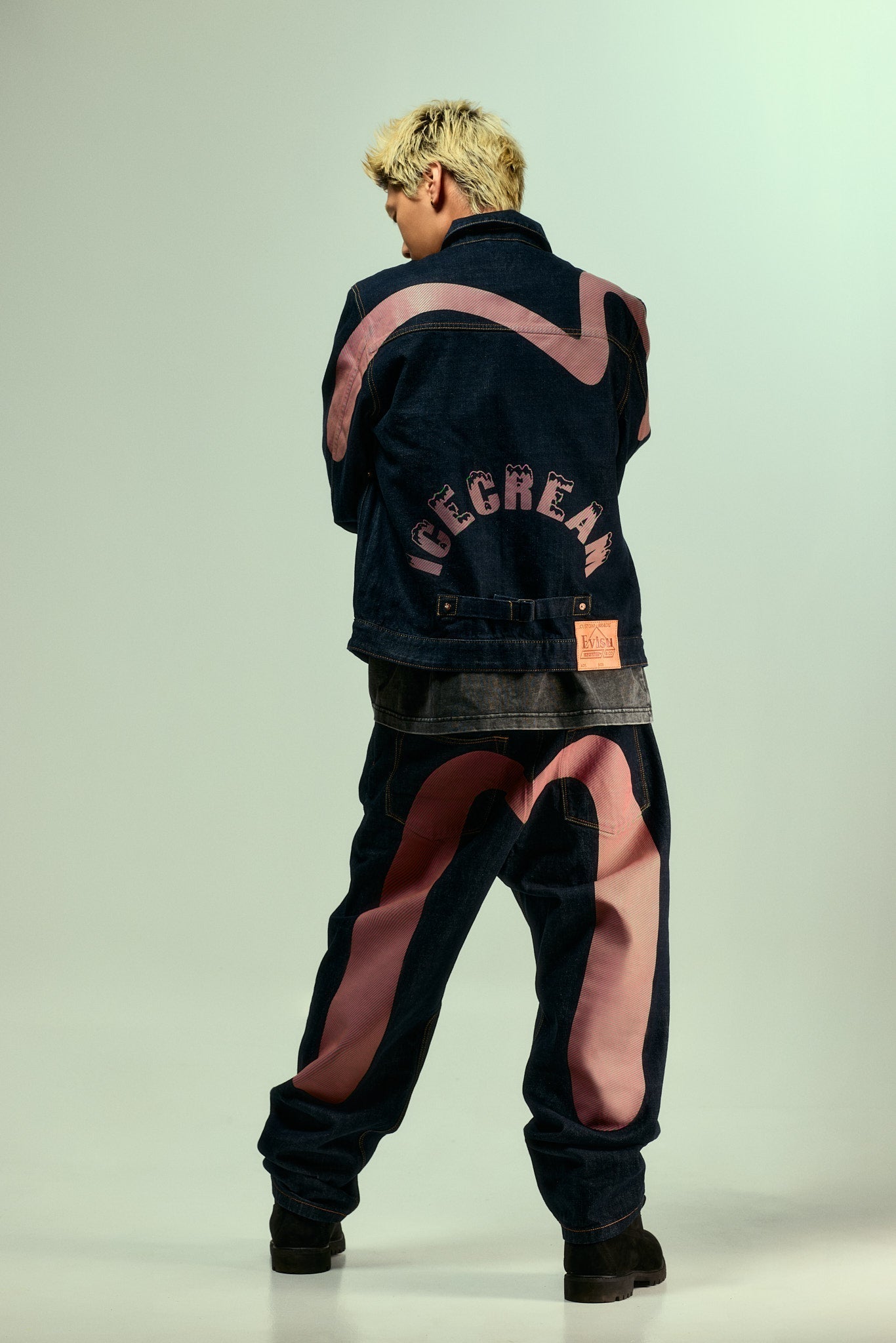 EVISU X ICECREAM 大M牛仔裤