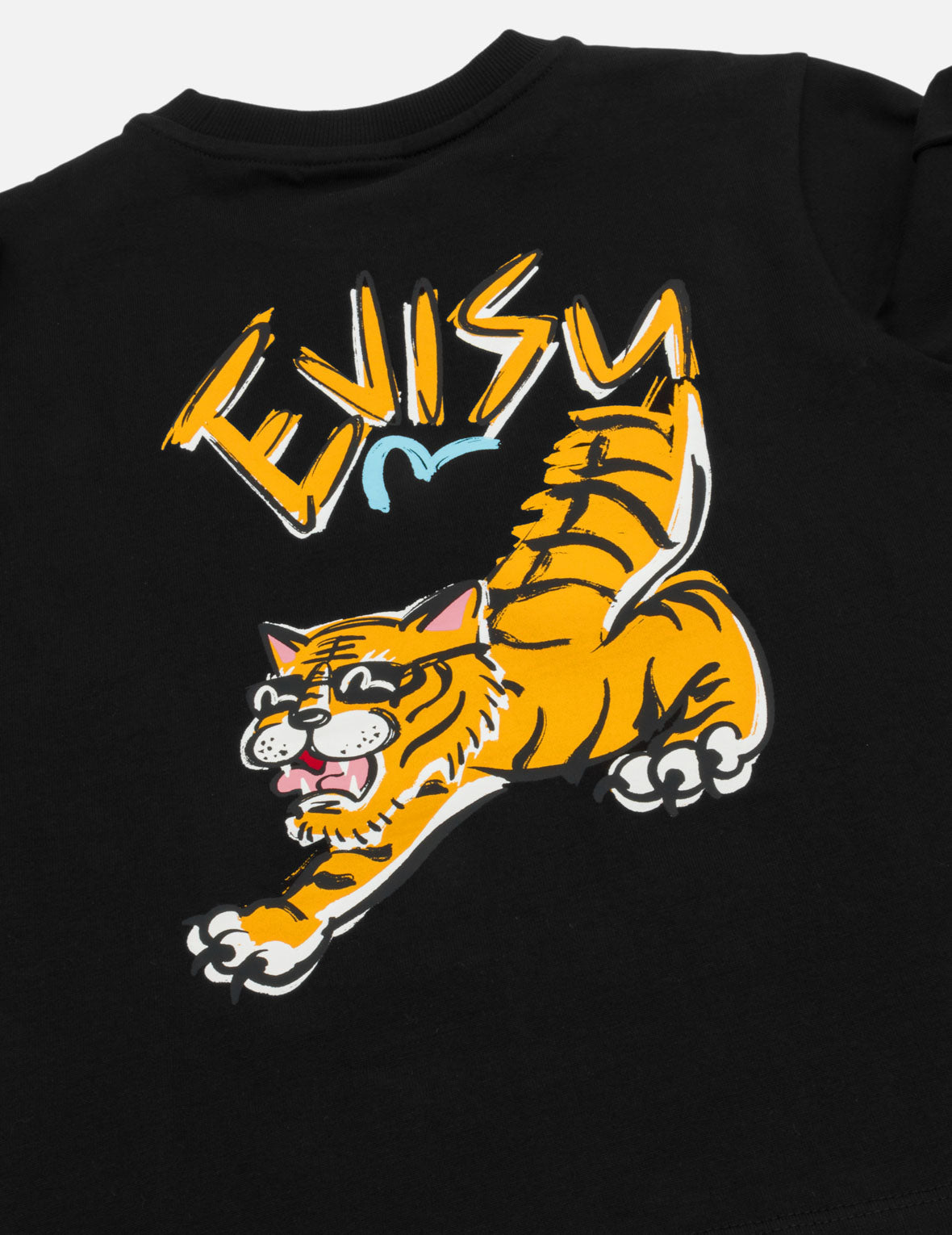 EVISU 虎头长袖 T 恤