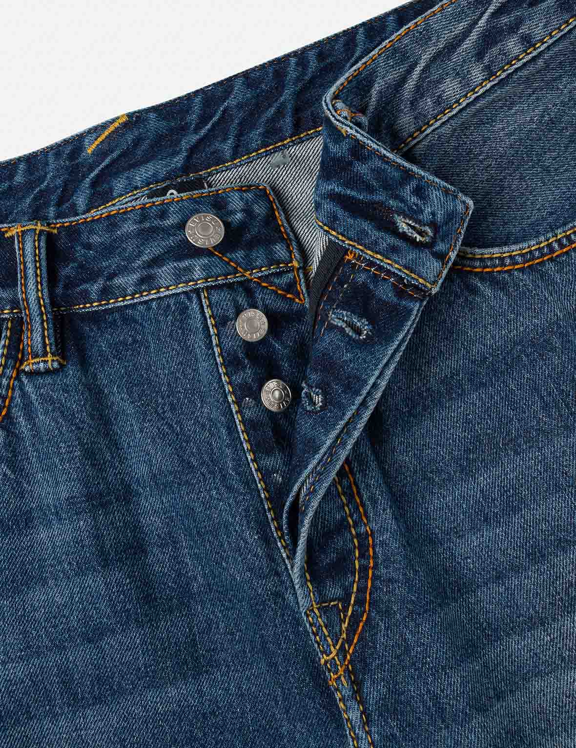 EVISU X MOOSE KNUCKLES 浮世绘牛仔裤