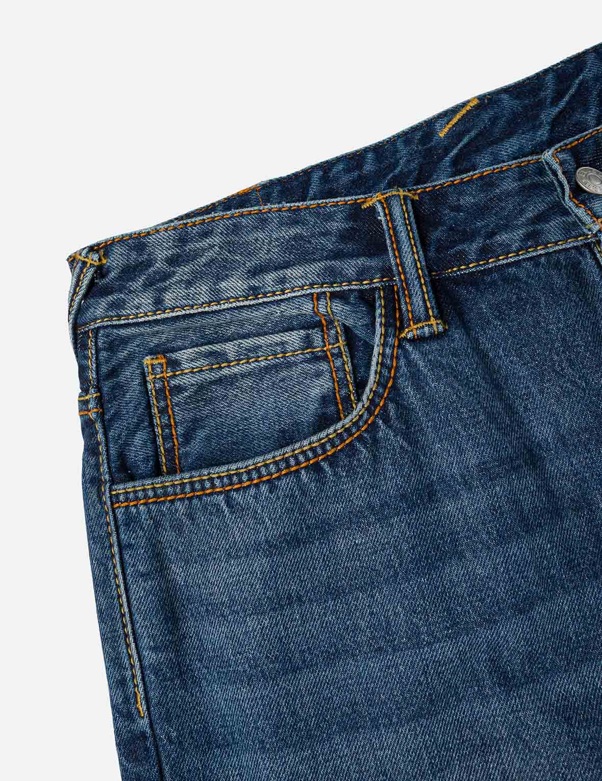 EVISU X MOOSE KNUCKLES 浮世绘牛仔裤