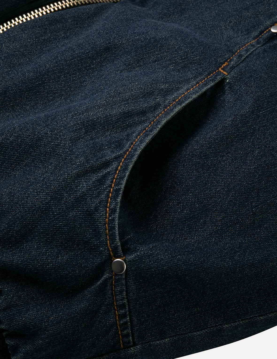 EVISU X MOOSE KNUCKLES 浮世绘牛仔飞行员羽绒