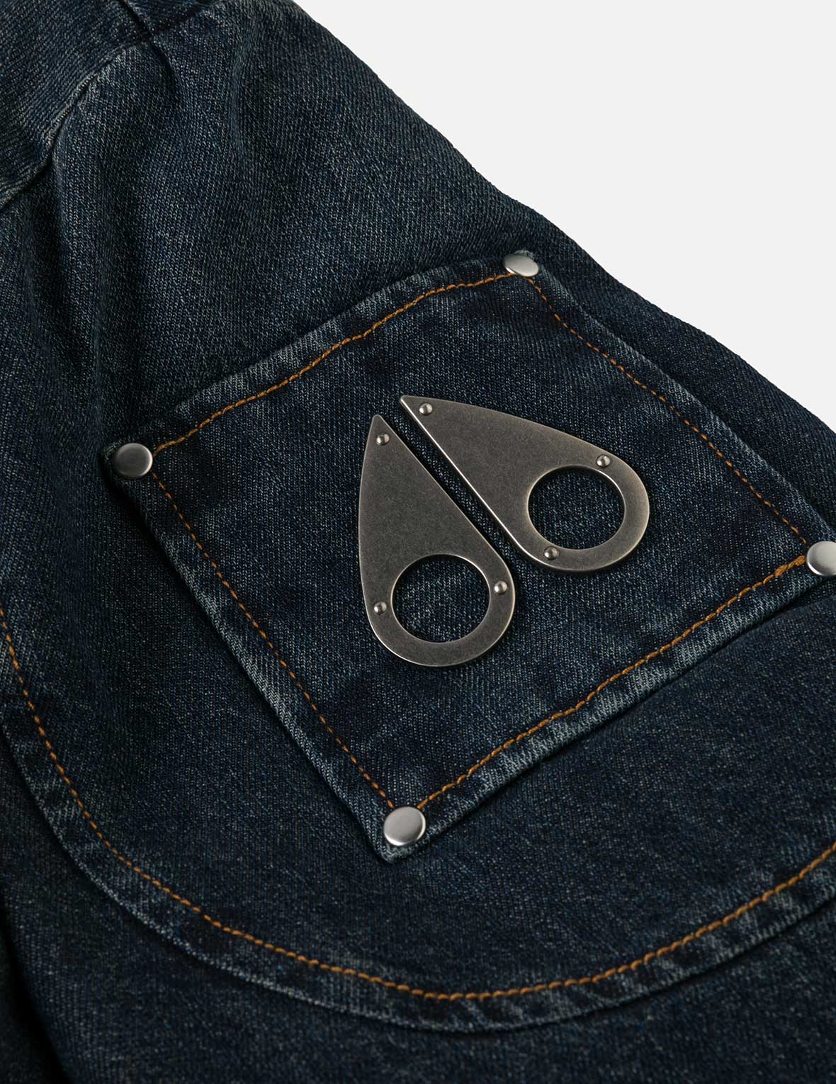 EVISU X MOOSE KNUCKLES 浮世绘牛仔飞行员羽绒