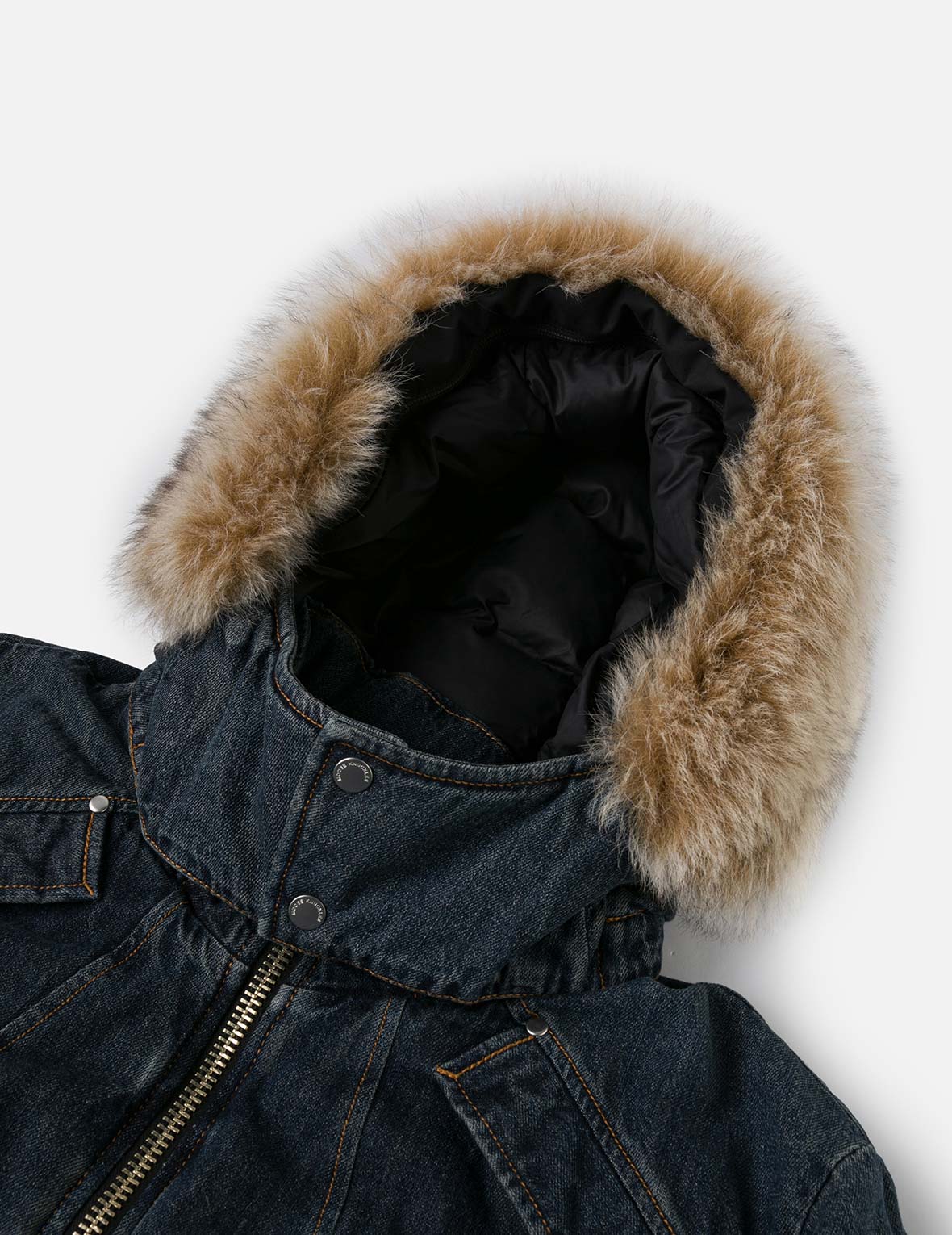 EVISU X MOOSE KNUCKLES 浮世绘牛仔飞行员羽绒