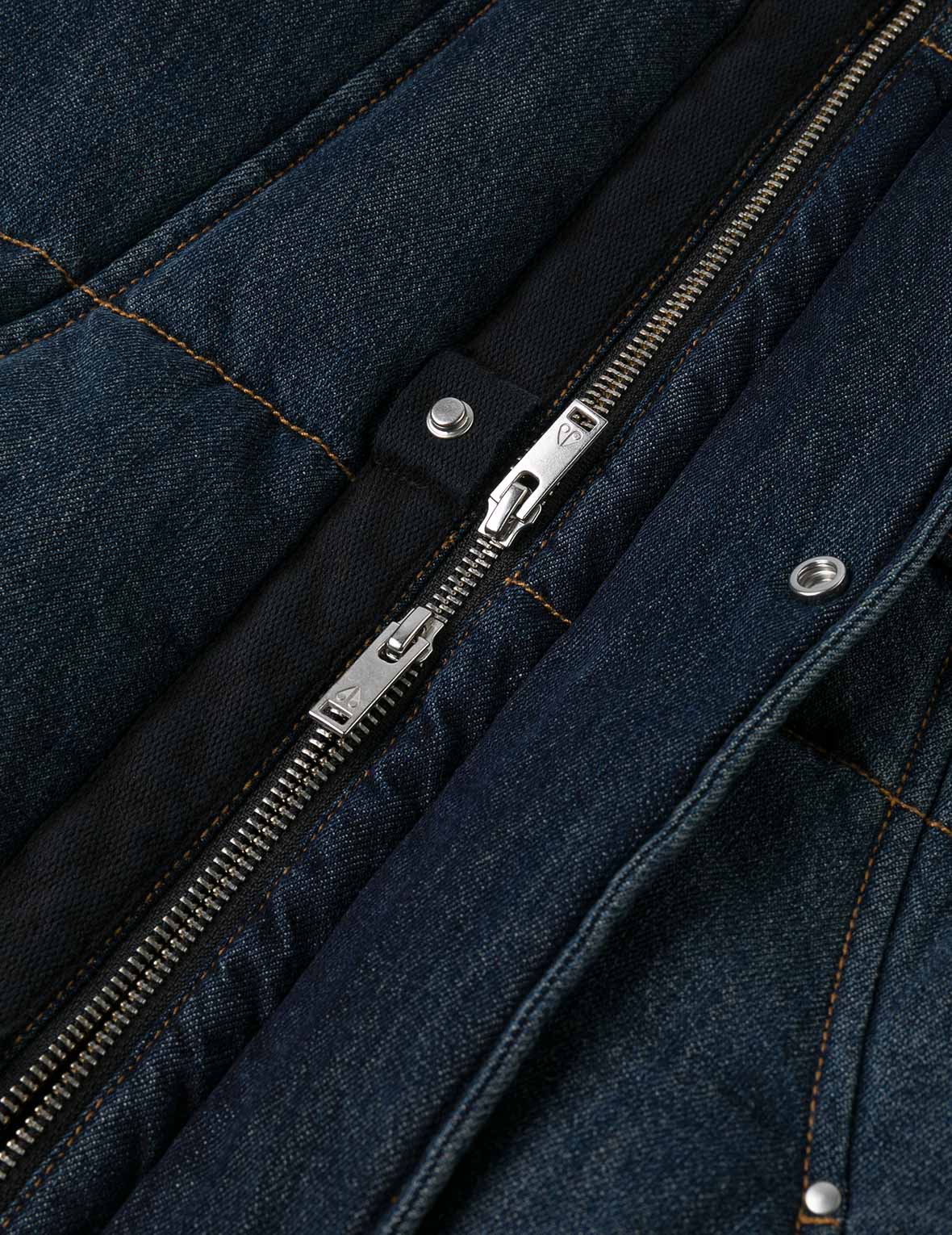 EVISU X MOOSE KNUCKLES 浮世绘牛仔背心羽绒