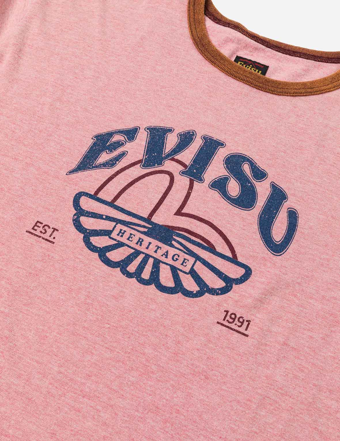 洗水海鸥和商标印花常规版型T恤