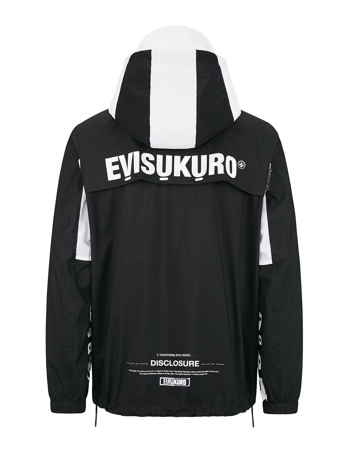 反光人字纹织带防风冲锋衣