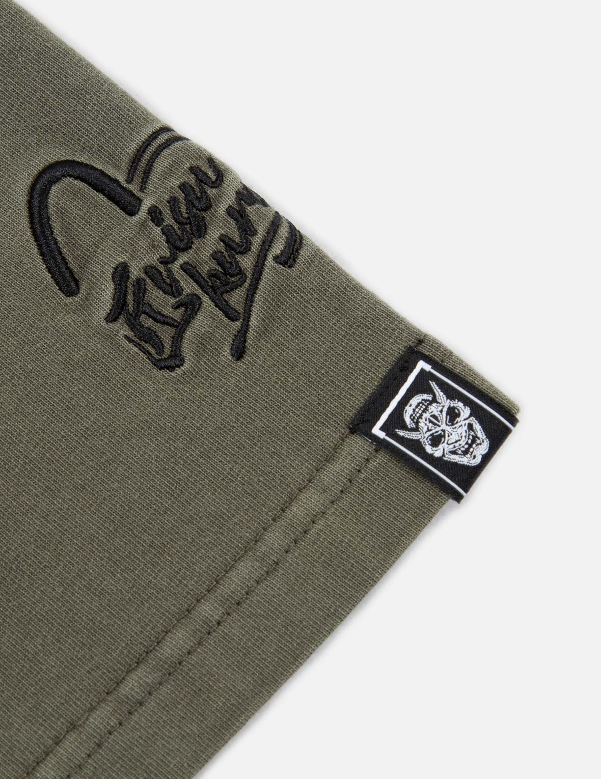 浮世绘海浪Logo刺绣T恤