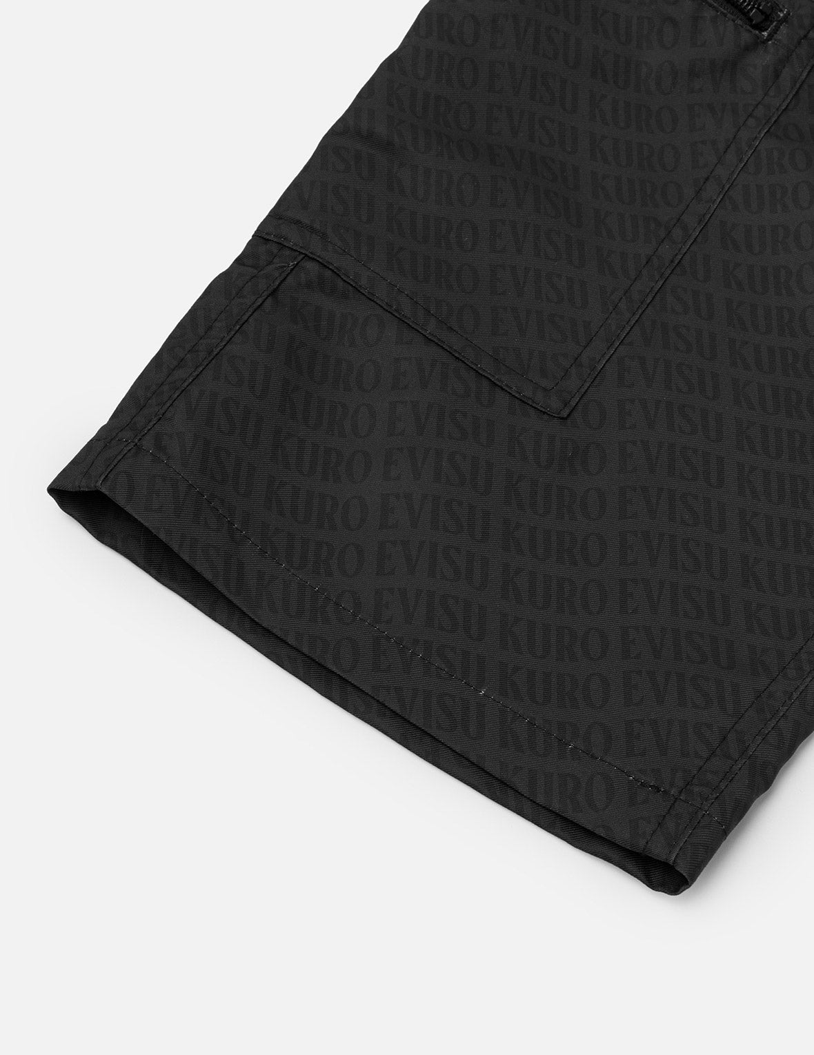 Allover Logo Print Loose Fit Cargo Pants