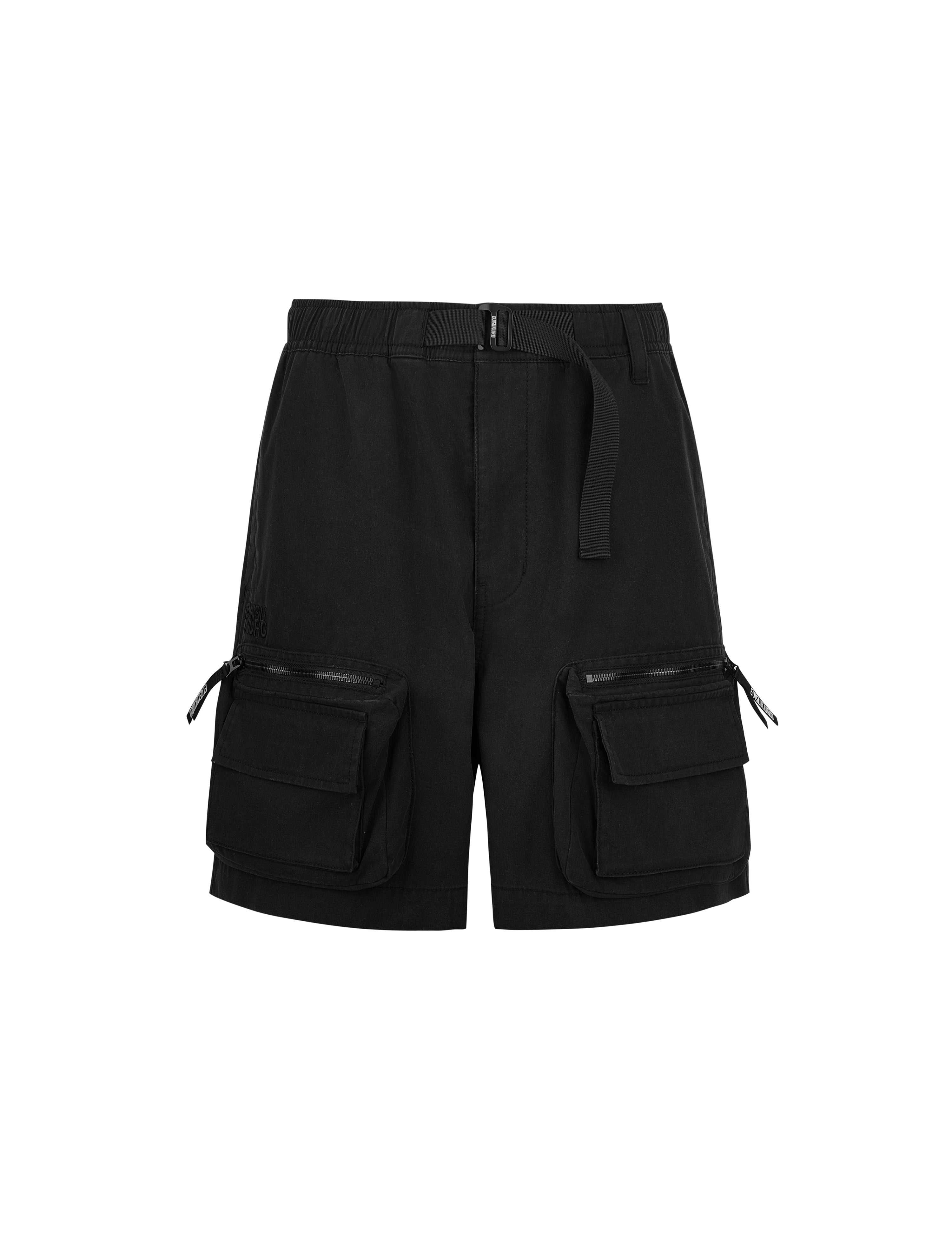 Multi-Pocket Relax Fit Cargo Shorts