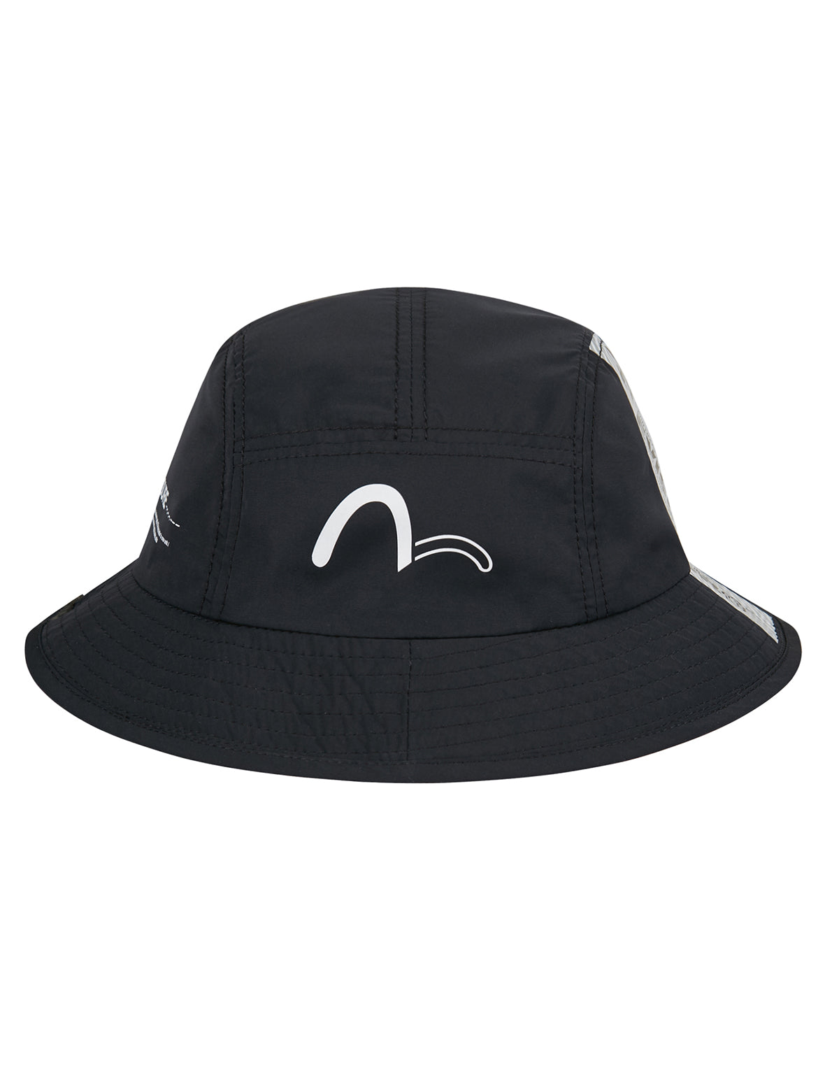 Logo Print Panel Bucket Hat