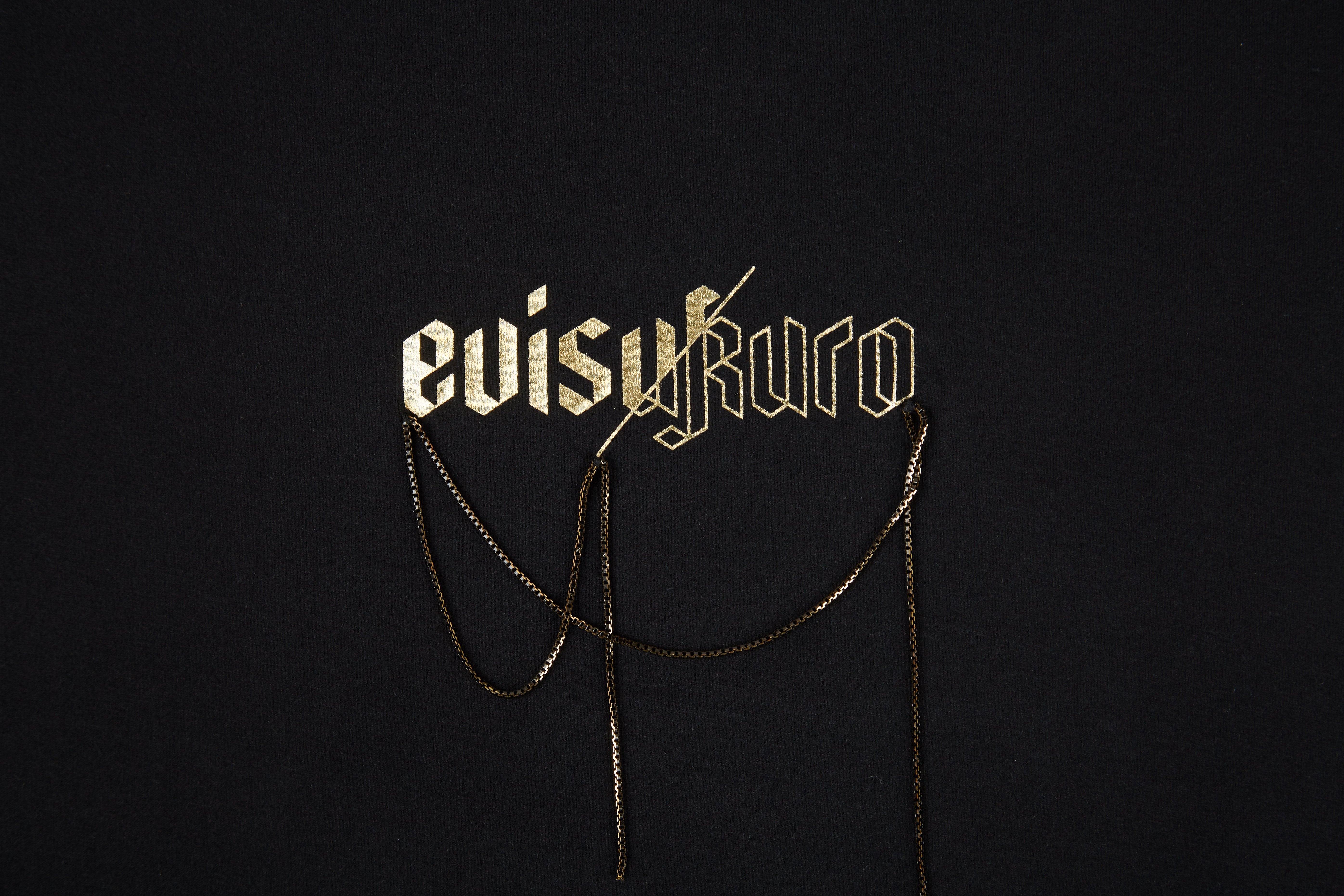 Draped Metal Chain T-shirt