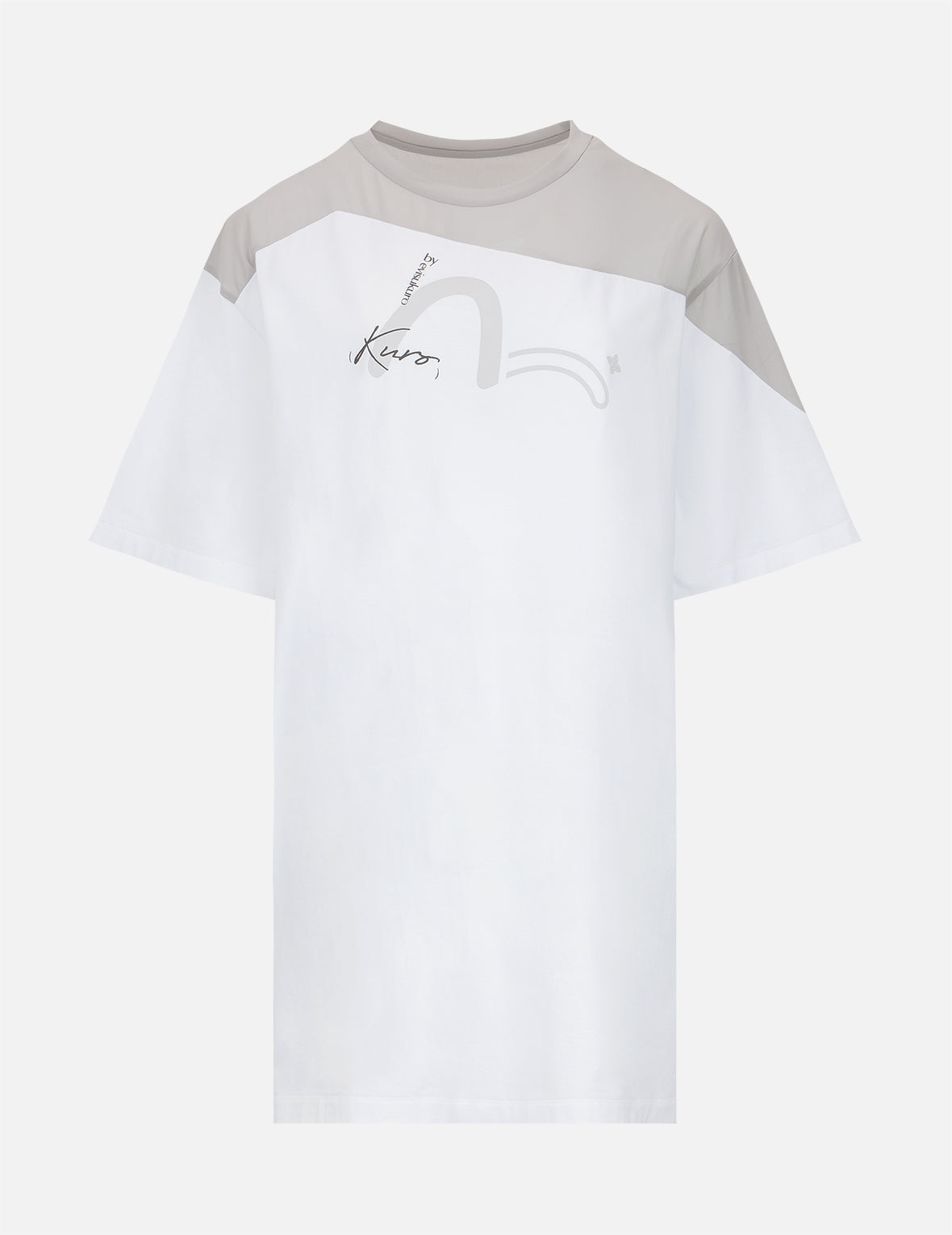 不规则拼布长款T恤